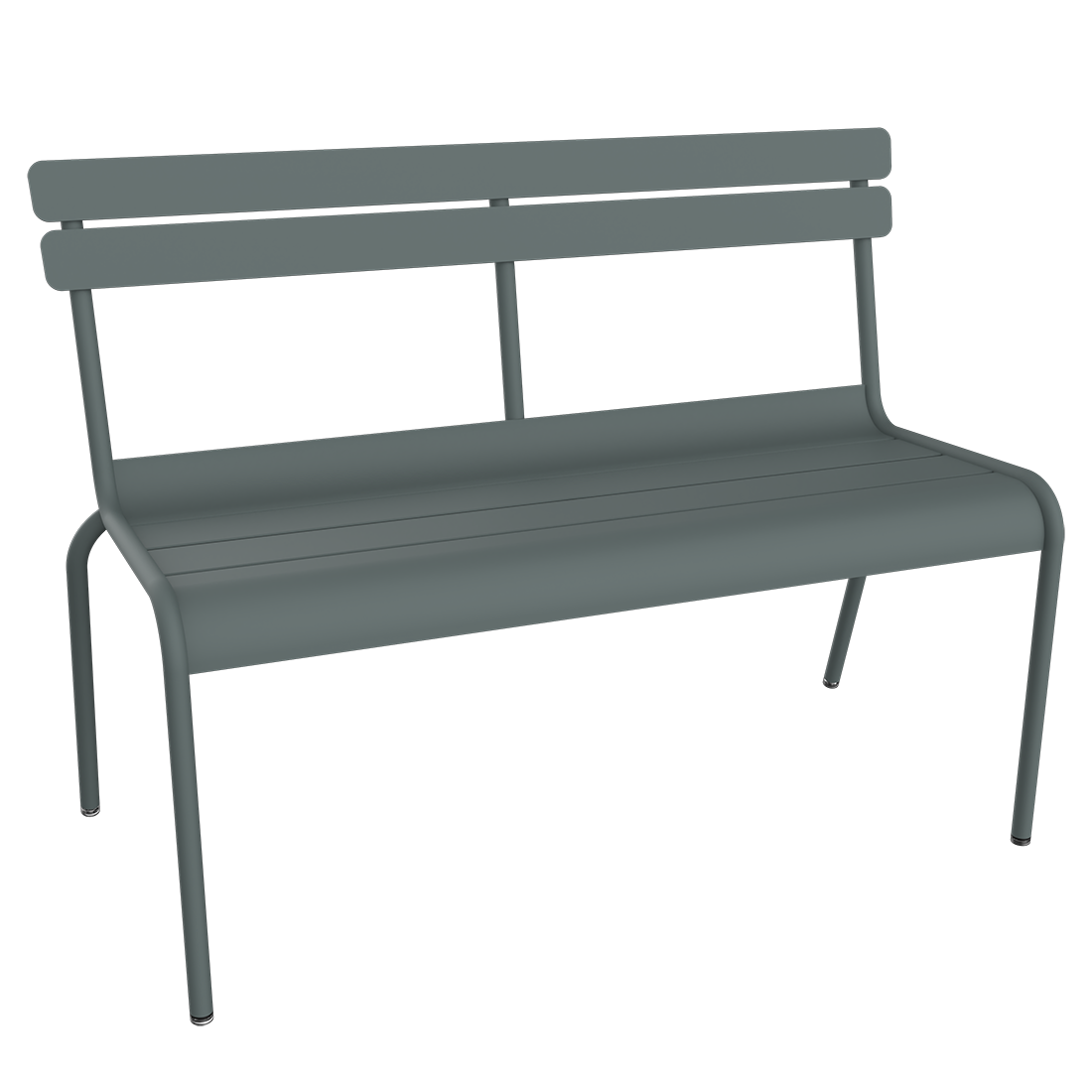 Banc Luxembourg À Dossier 2/3 places — Gris orage