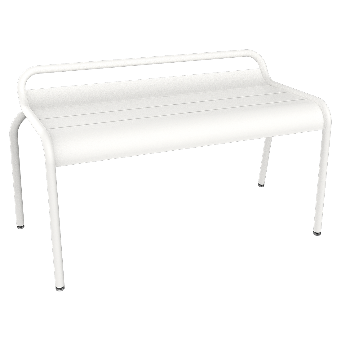 Banc Luxembourg Compact — Blanc coton
