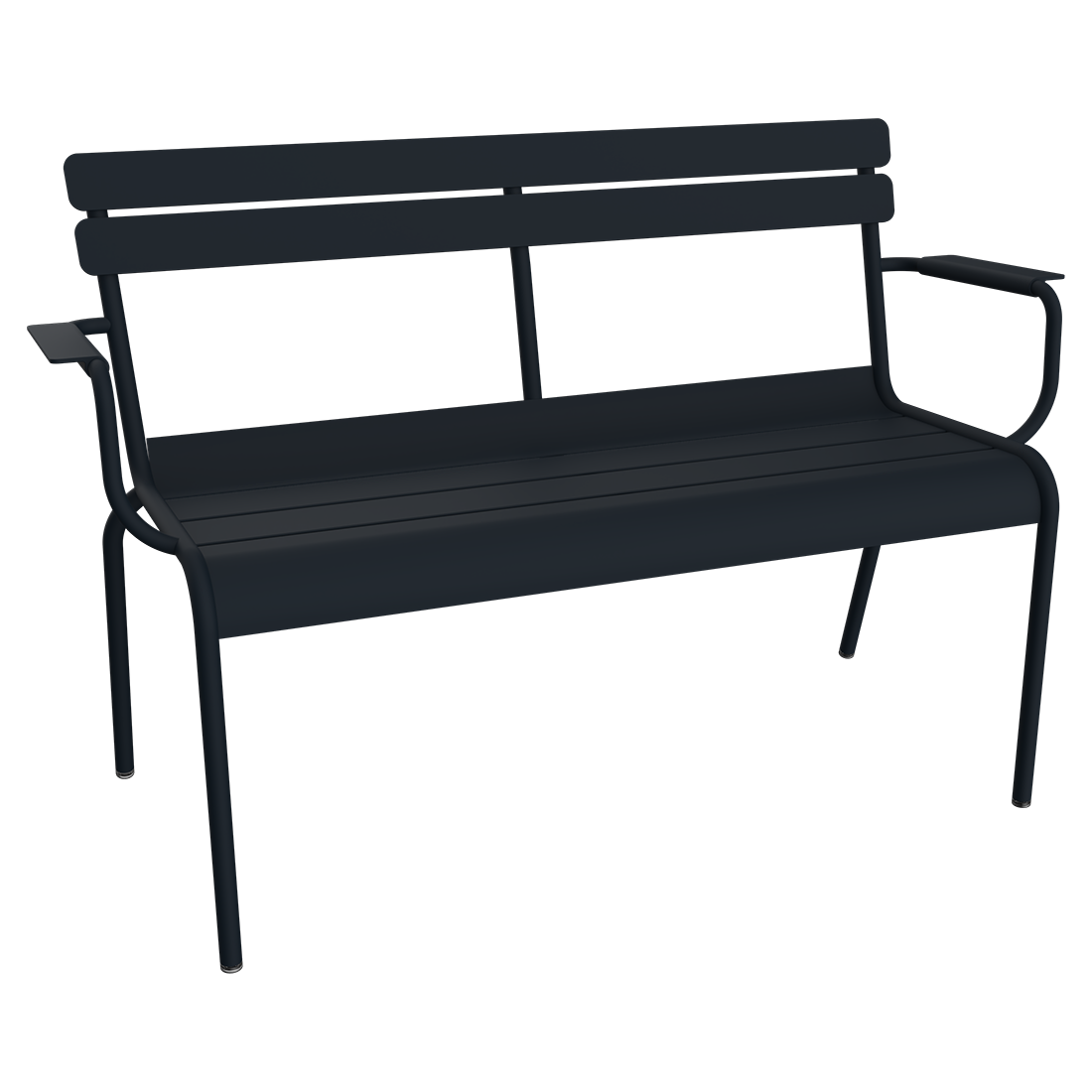 Banc Luxembourg de Jardin 2 places — Bleu abysse