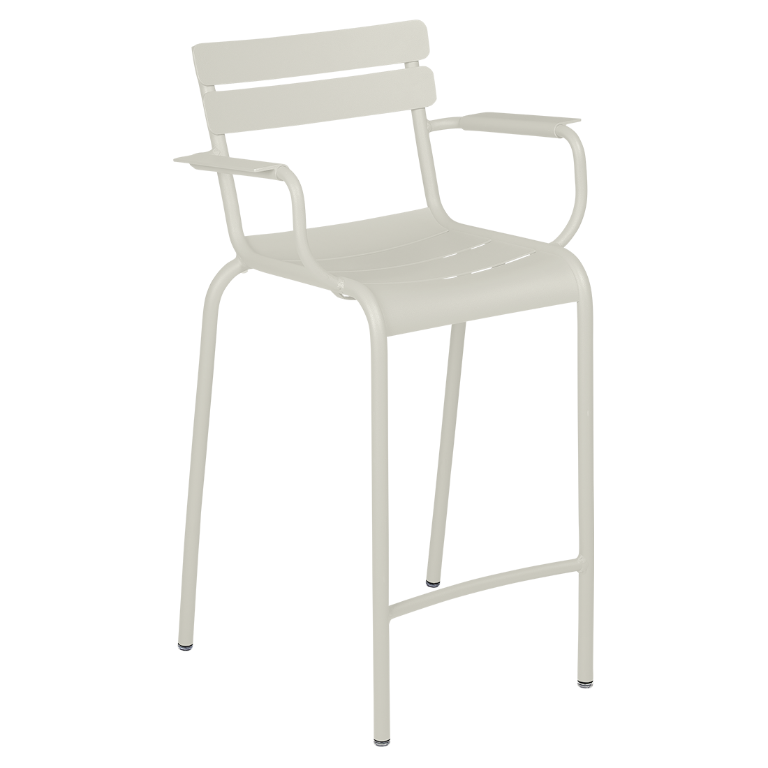 Fauteuil Luxembourg Haut — Gris argile