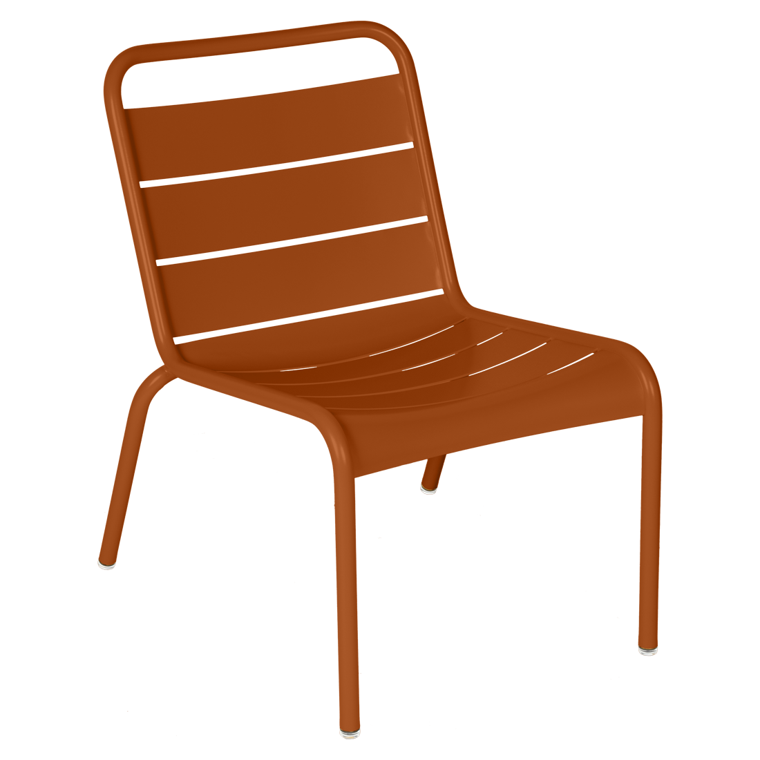 Chaise Luxembourg Lounge — Orange confite