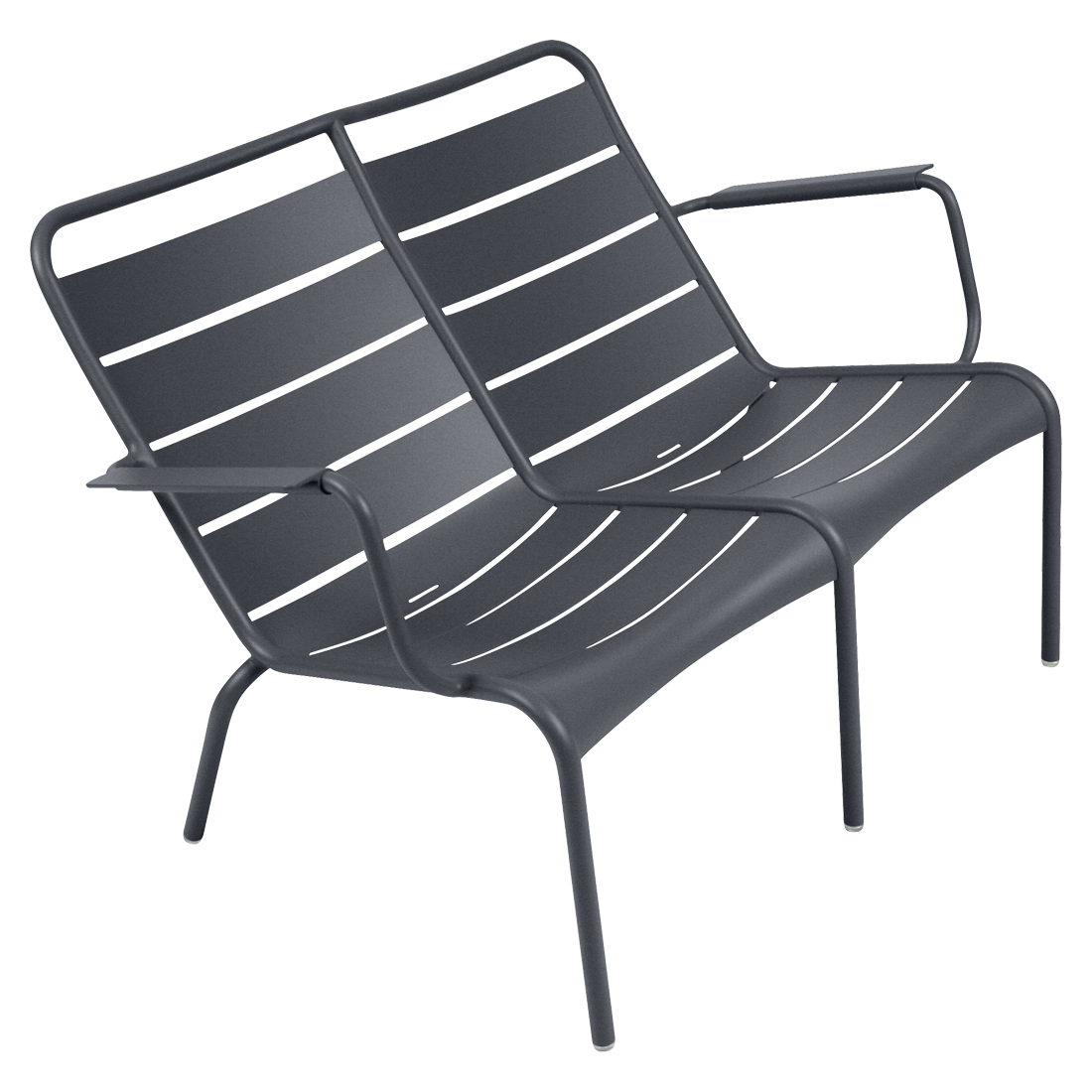 Fauteuil Luxembourg Bas Duo — Carbone
