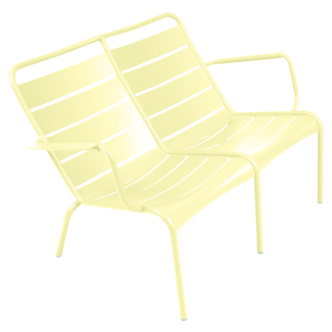 Fauteuil Luxembourg Bas Duo — Citron givré