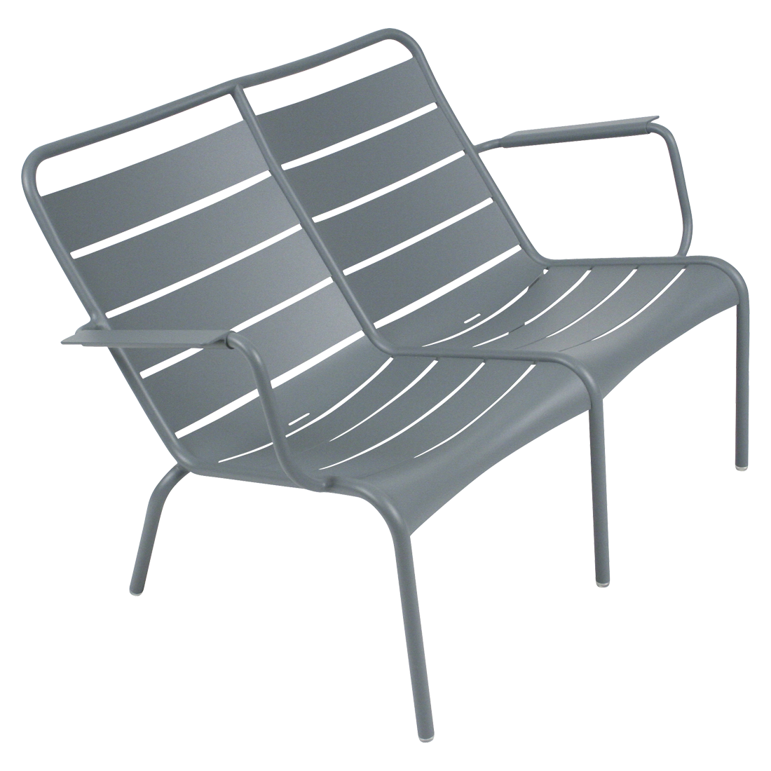 Fauteuil Luxembourg Bas Duo — Gris orage