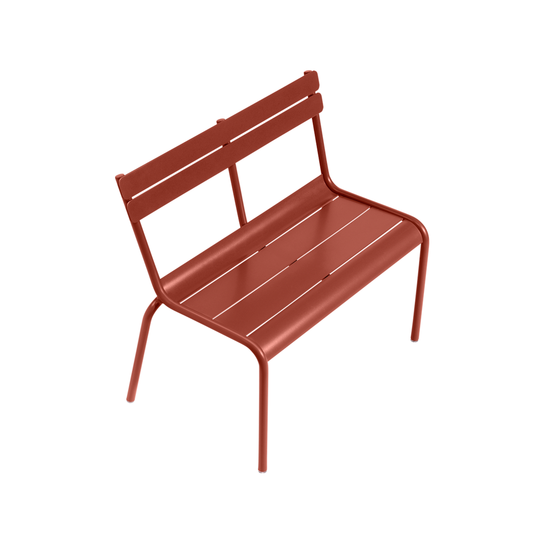 Banc Luxembourg Kid — Ocre rouge