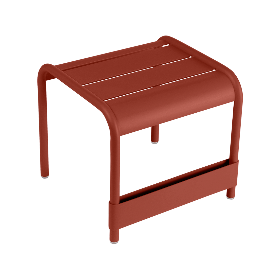 Table basse Luxembourg Repose-pieds 42 x 44 cm — Ocre rouge