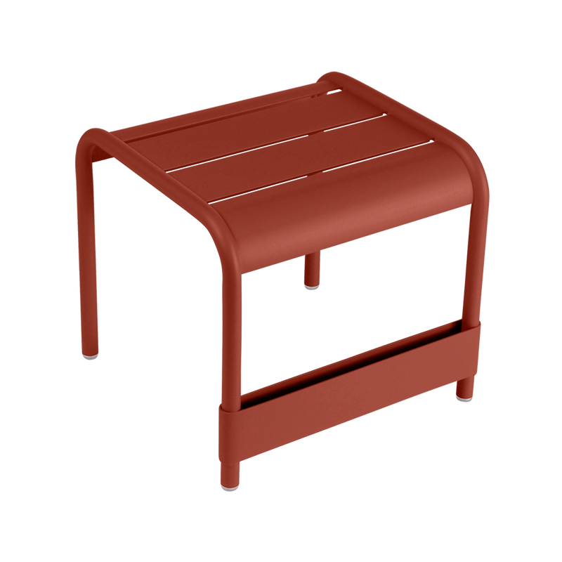 Table basse Luxembourg Repose-pieds 42 x 44 cm — Ocre rouge