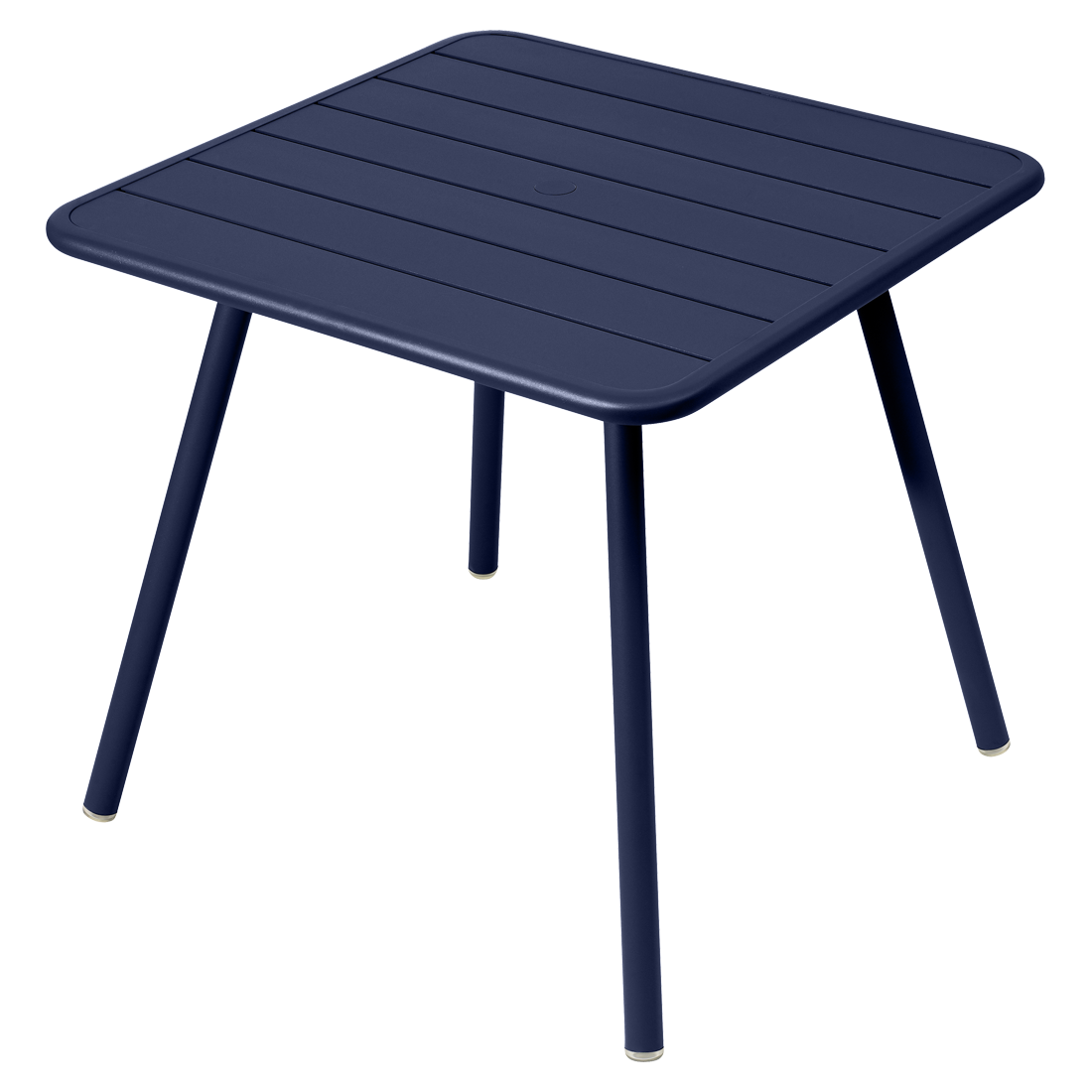 Table Luxembourg 4 Pieds 80 x 80 cm — Bleu abysse