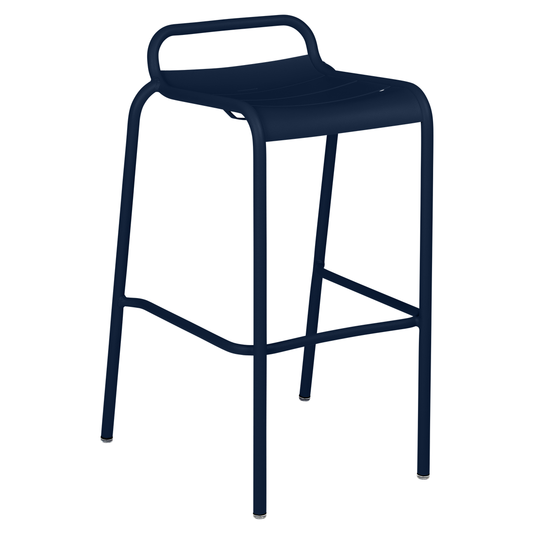 Tabouret Luxembourg de Bar — Bleu abysse