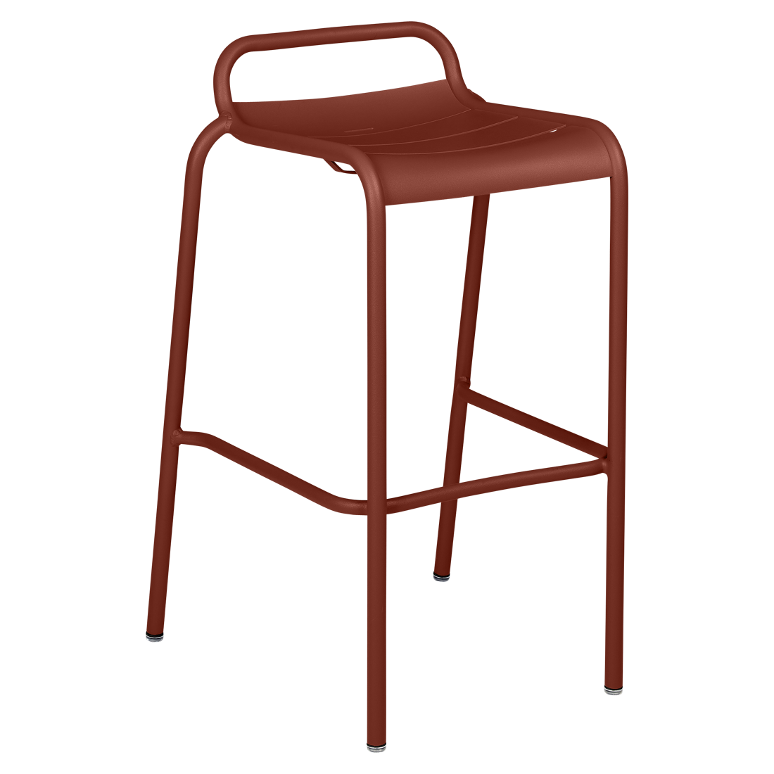 Tabouret Luxembourg de Bar — Ocre rouge