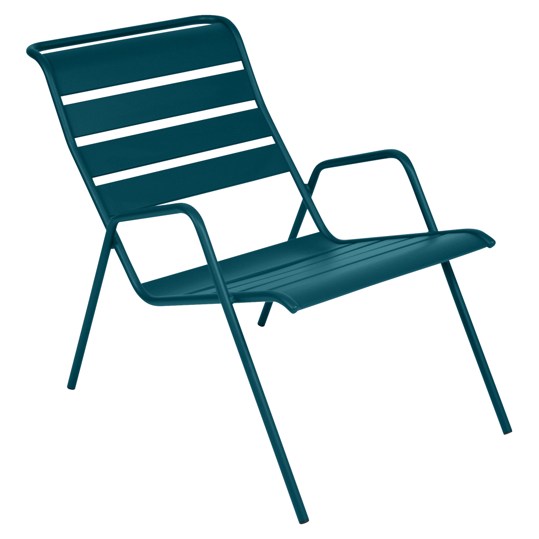 Fauteuil Monceau Bas — Bleu acapulco