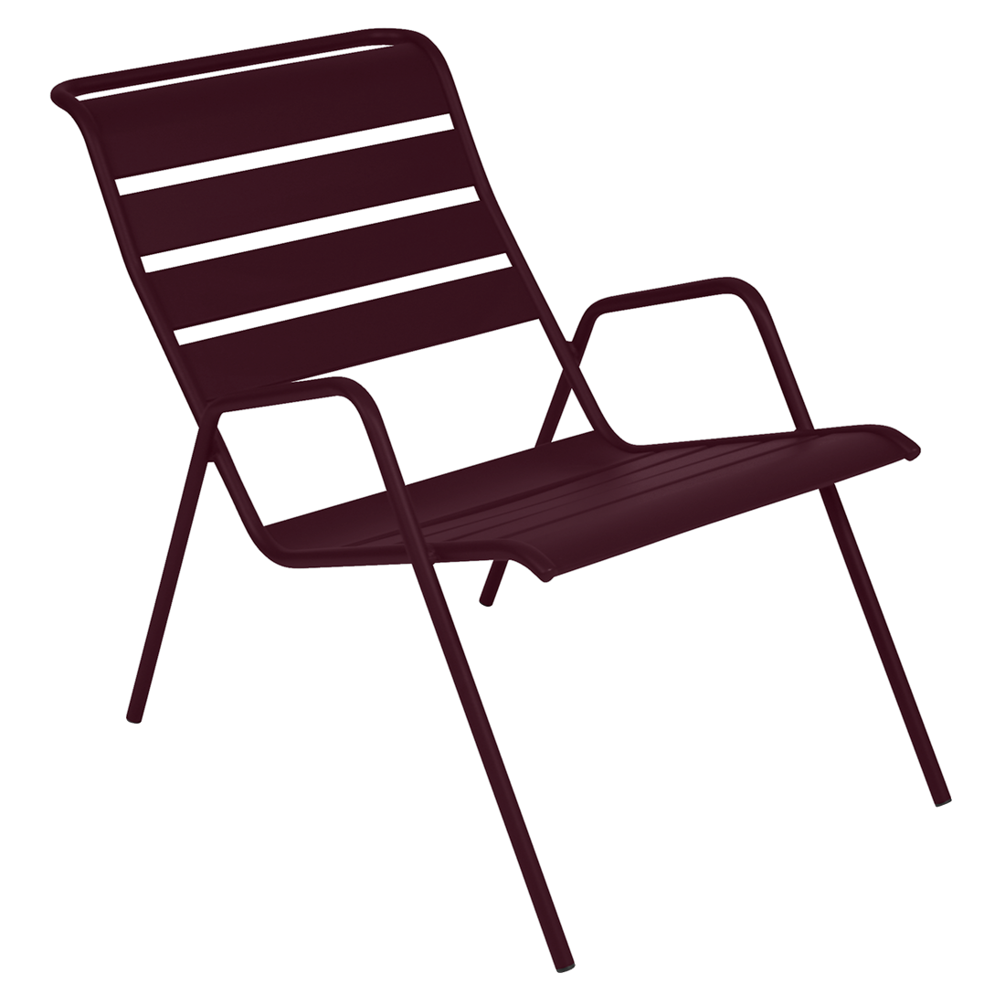 Fauteuil Monceau Bas — Cerise noire