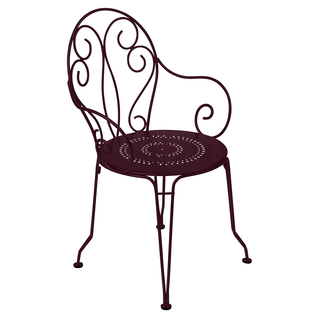 Fauteuil Montmartre — Cerise noire