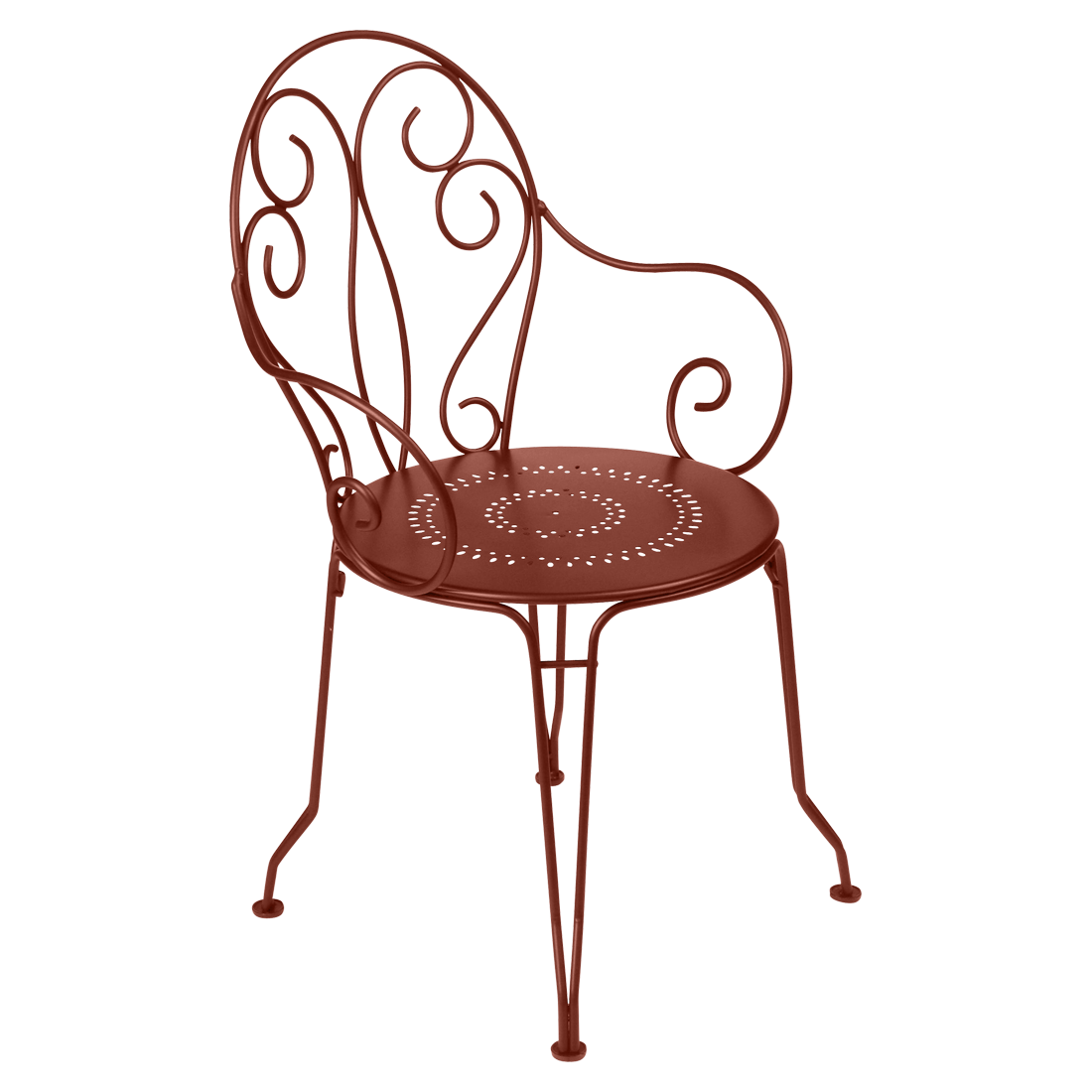 Fauteuil Montmartre — Ocre rouge