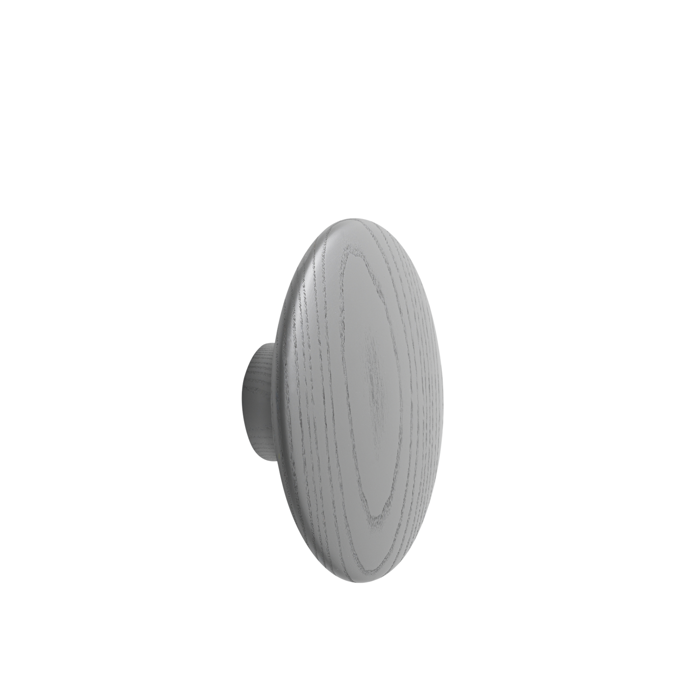 Patère The Dots Wood Ø 17 cm Gris foncé