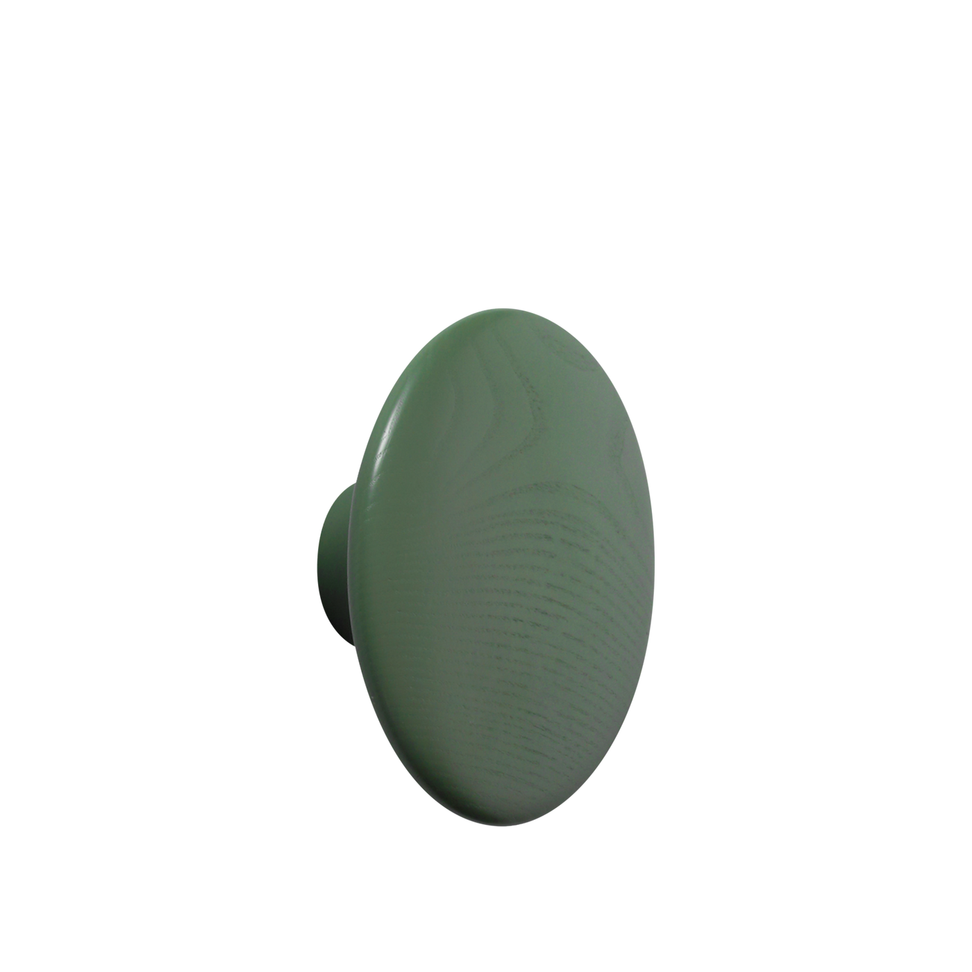 Patère The Dots Wood Ø 17 cm Vert poussiéreux