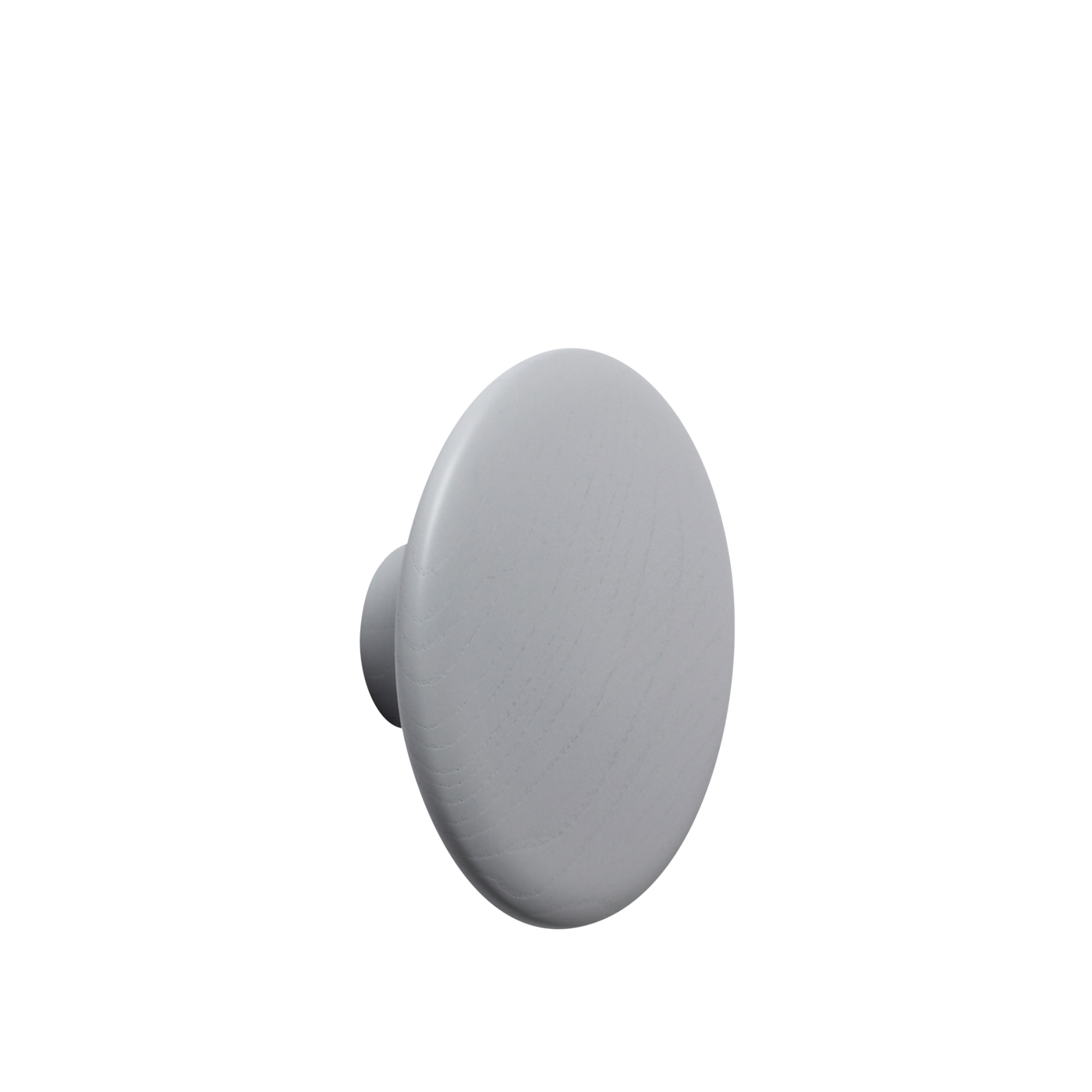 Patère The Dots Wood Ø 17 cm Gris