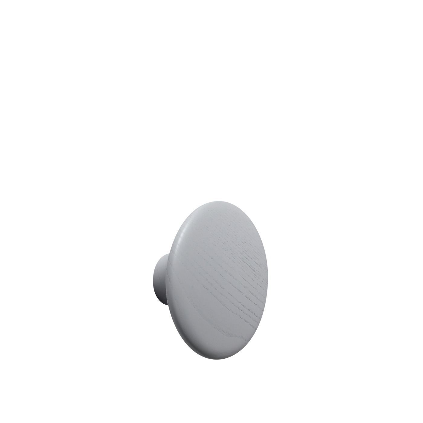 Patère The Dots Wood Ø 13 cm Gris