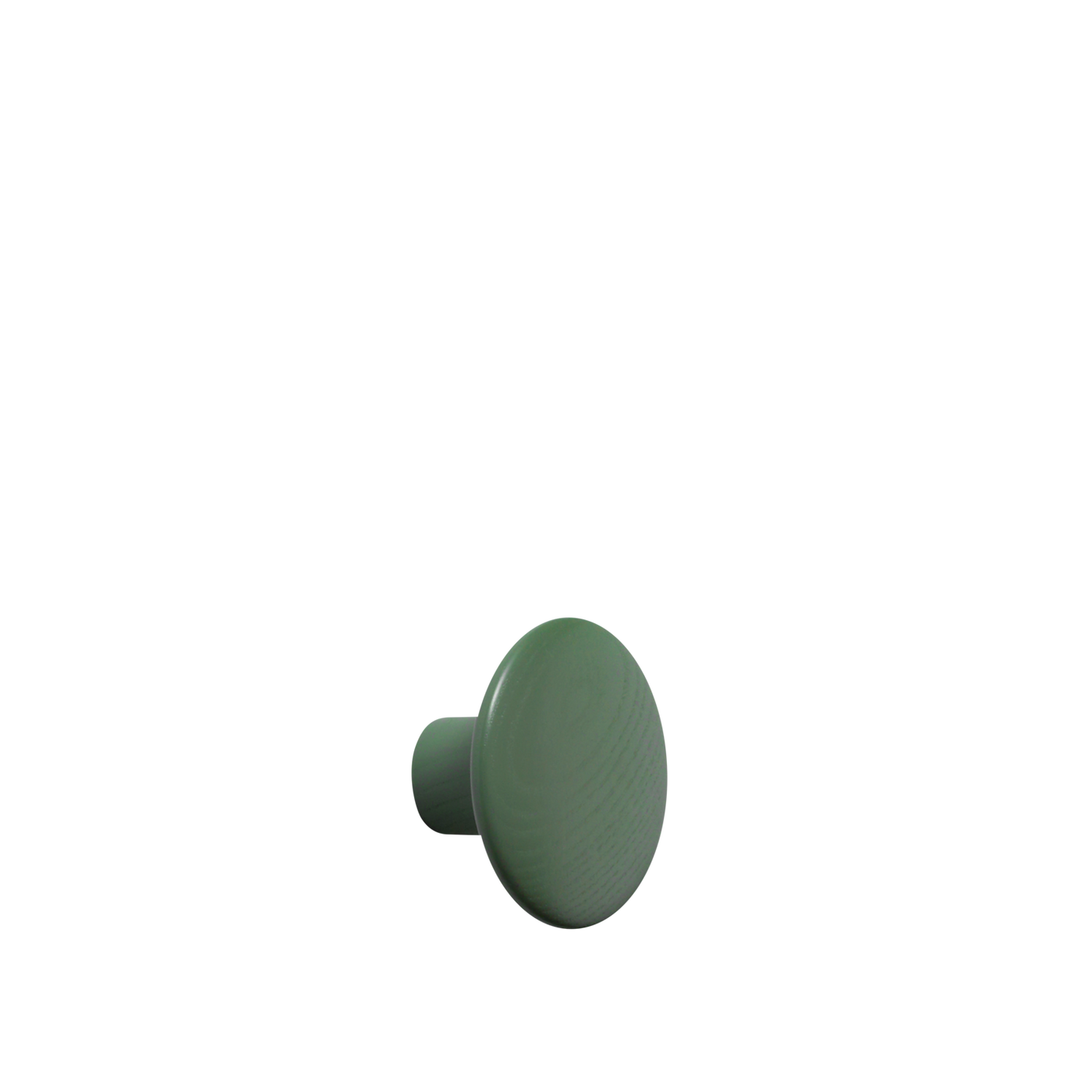 Patère The Dots Wood Ø 9 cm Vert poussiéreux
