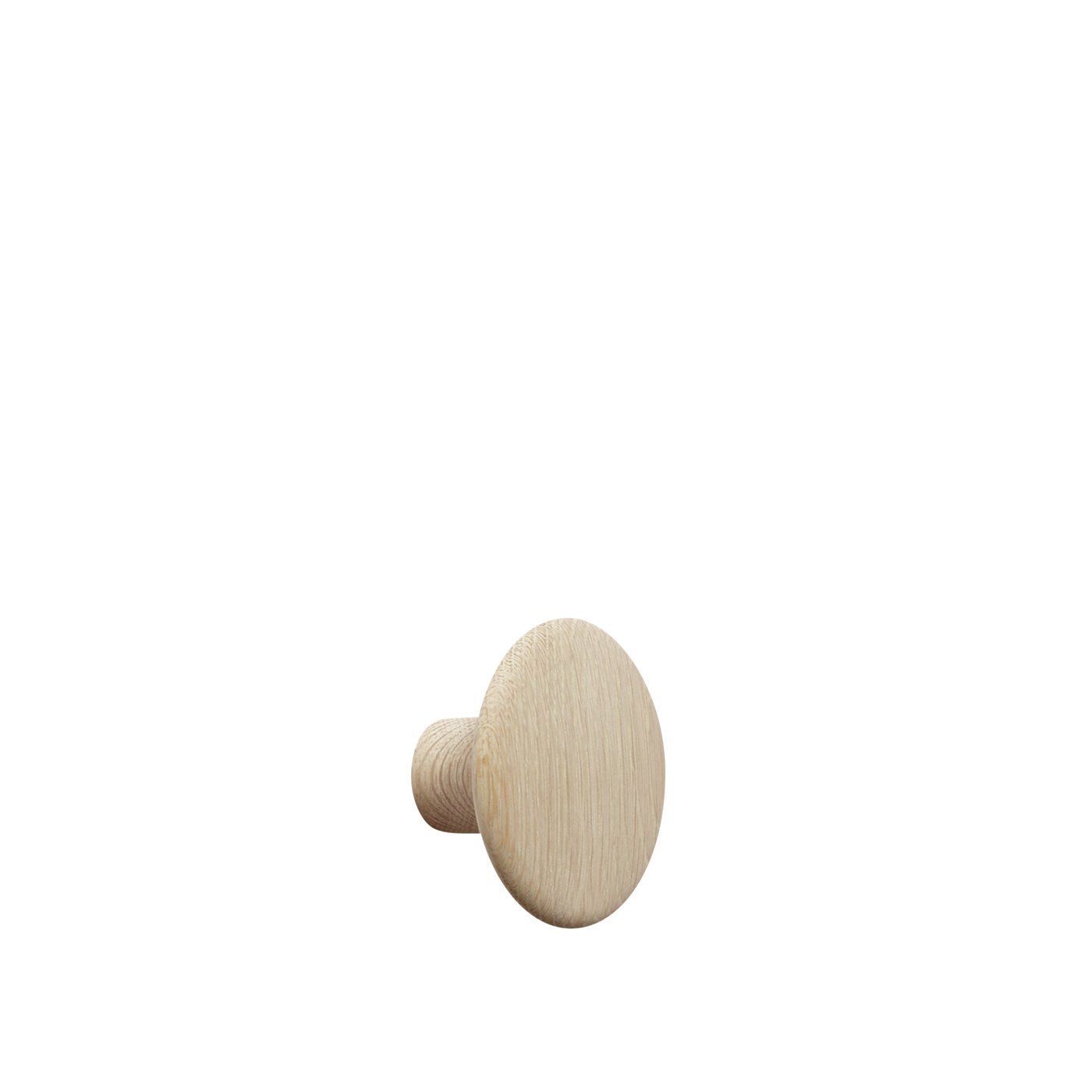 Patère The Dots Wood Ø 9 cm Chêne