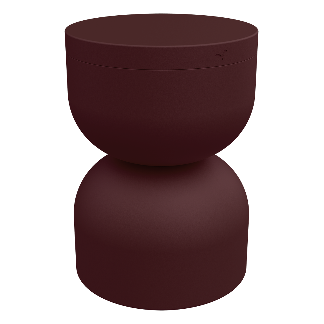 Tabouret Piapolo — Cerise noire
