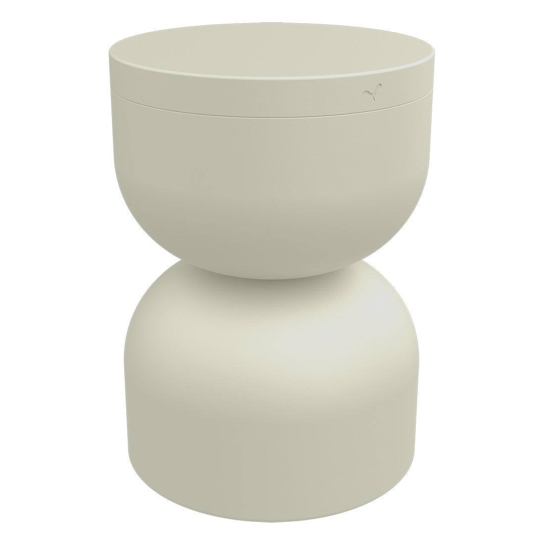 Tabouret Piapolo — Gris argile