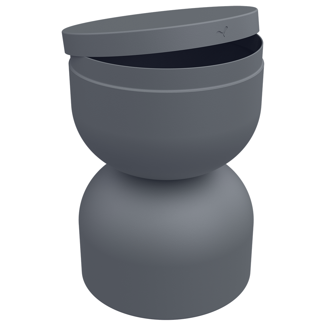 Tabouret Piapolo — Gris orage