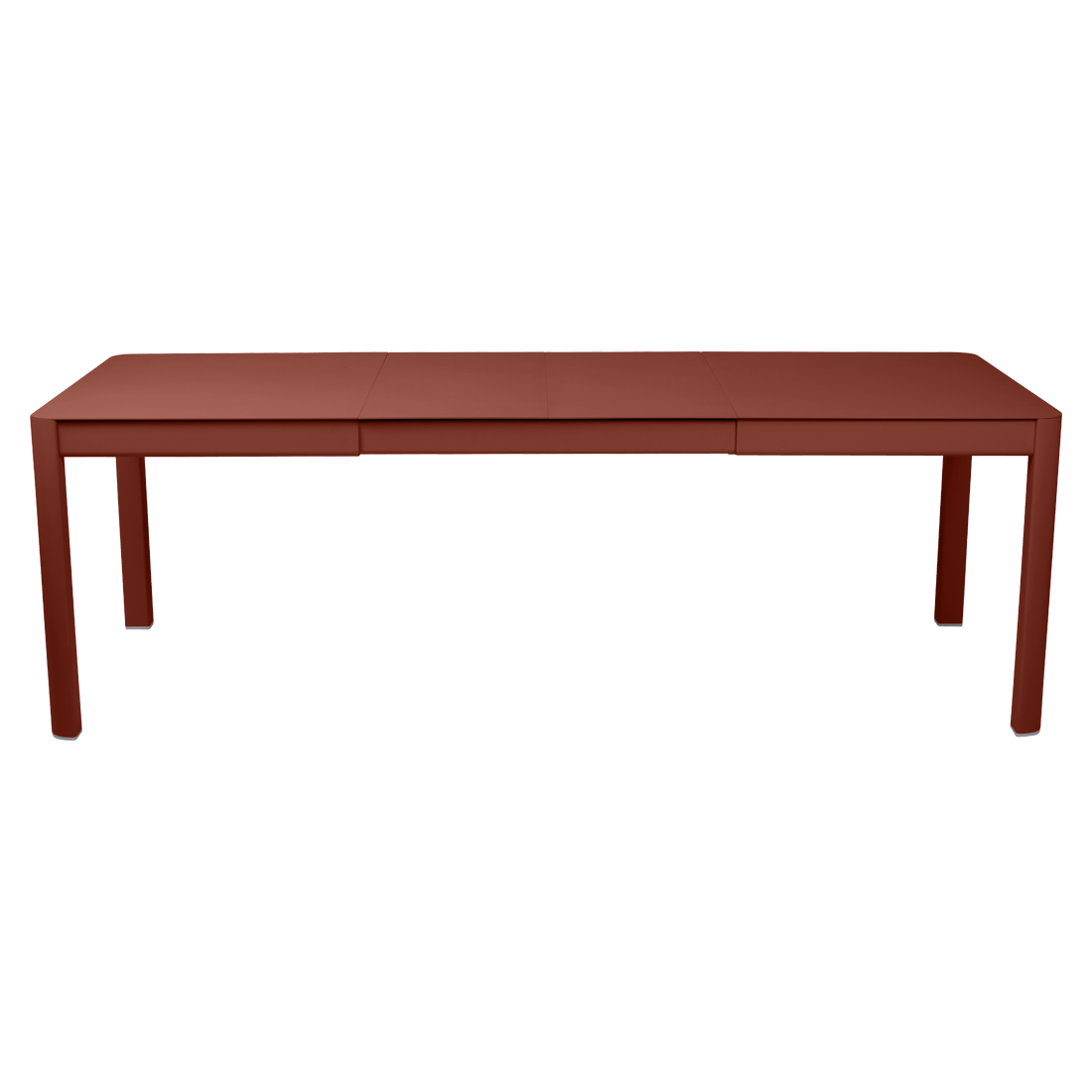 Table Ribambelle 2 Allonges 149/234 x 100 cm — Ocre rouge