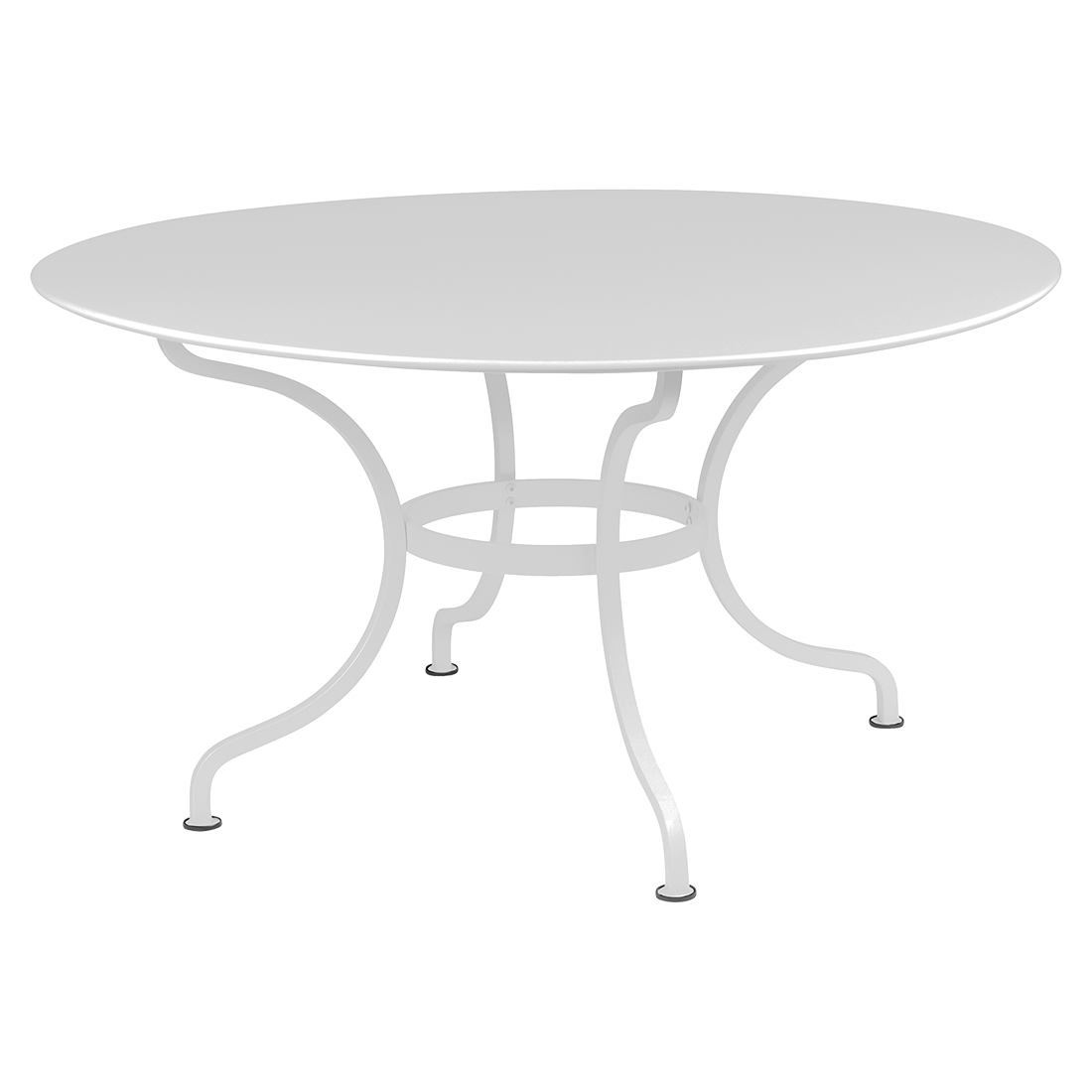 Table Romane Ø 137 cm — Blanc coton
