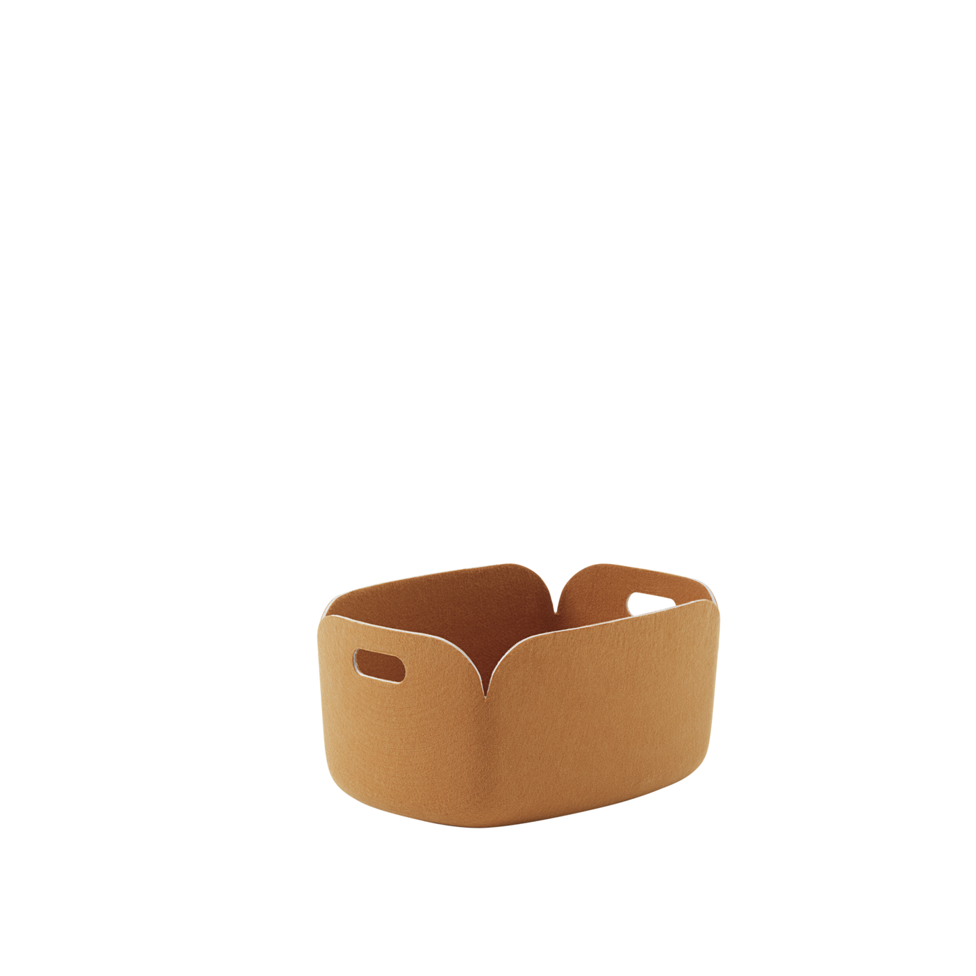 Panier de rangement Restore — grand — Orange brûlé