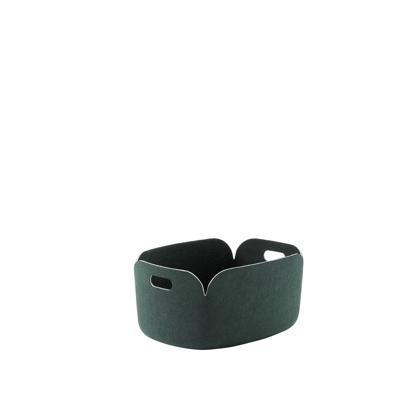 Panier de rangement Restore — grand — Vert foncé