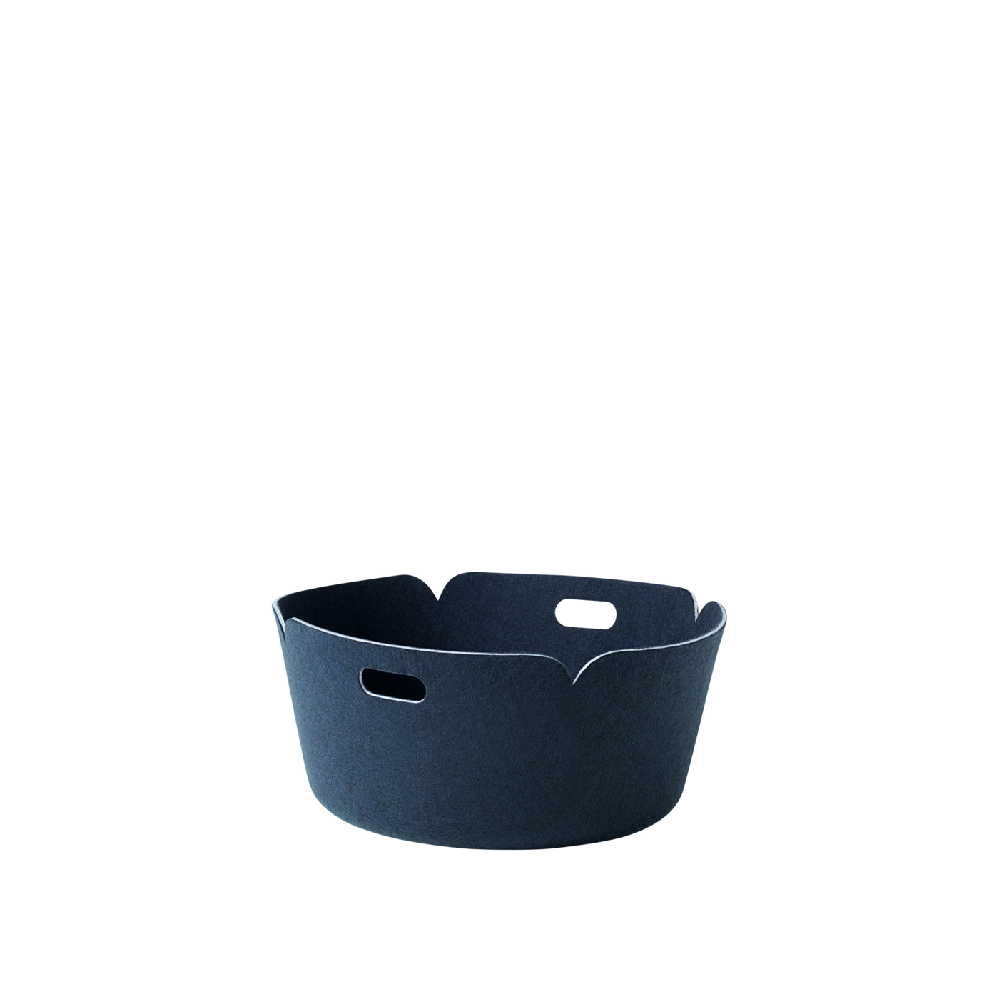 Panier de rangement Restore Rond — Bleu nuit