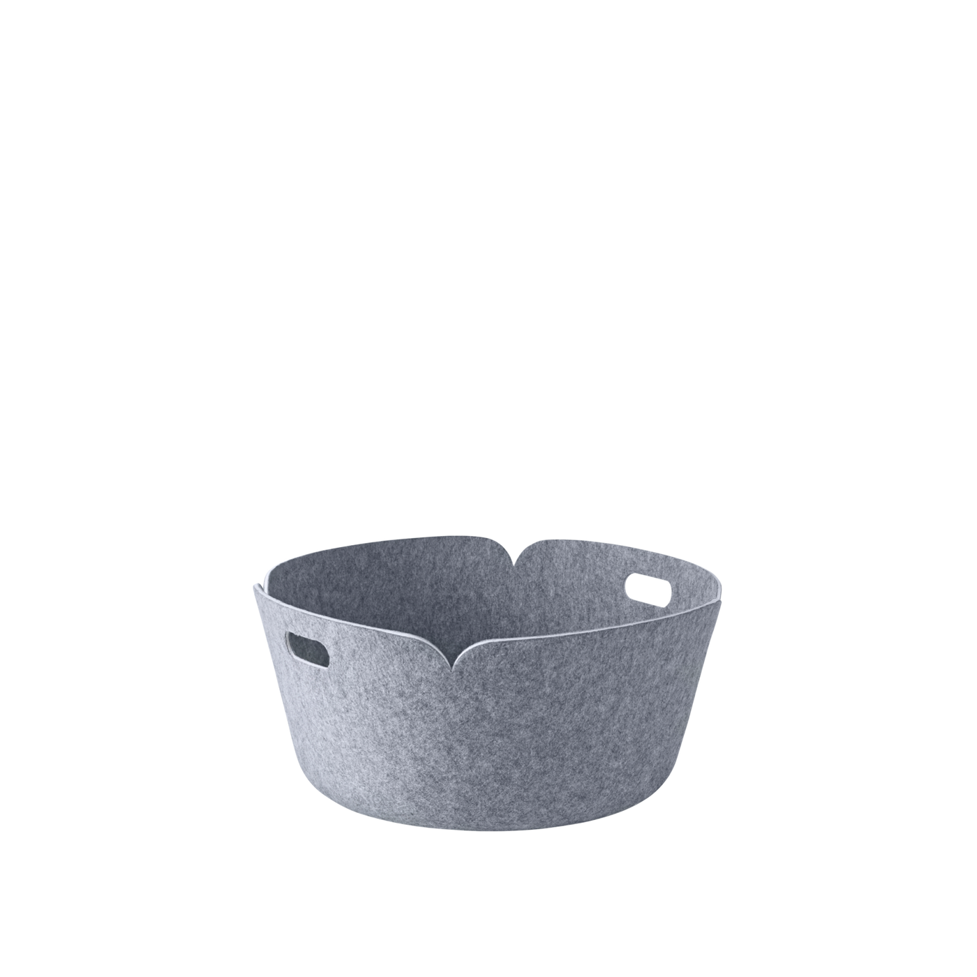 Panier de rangement Restore Rond — Gris chiné