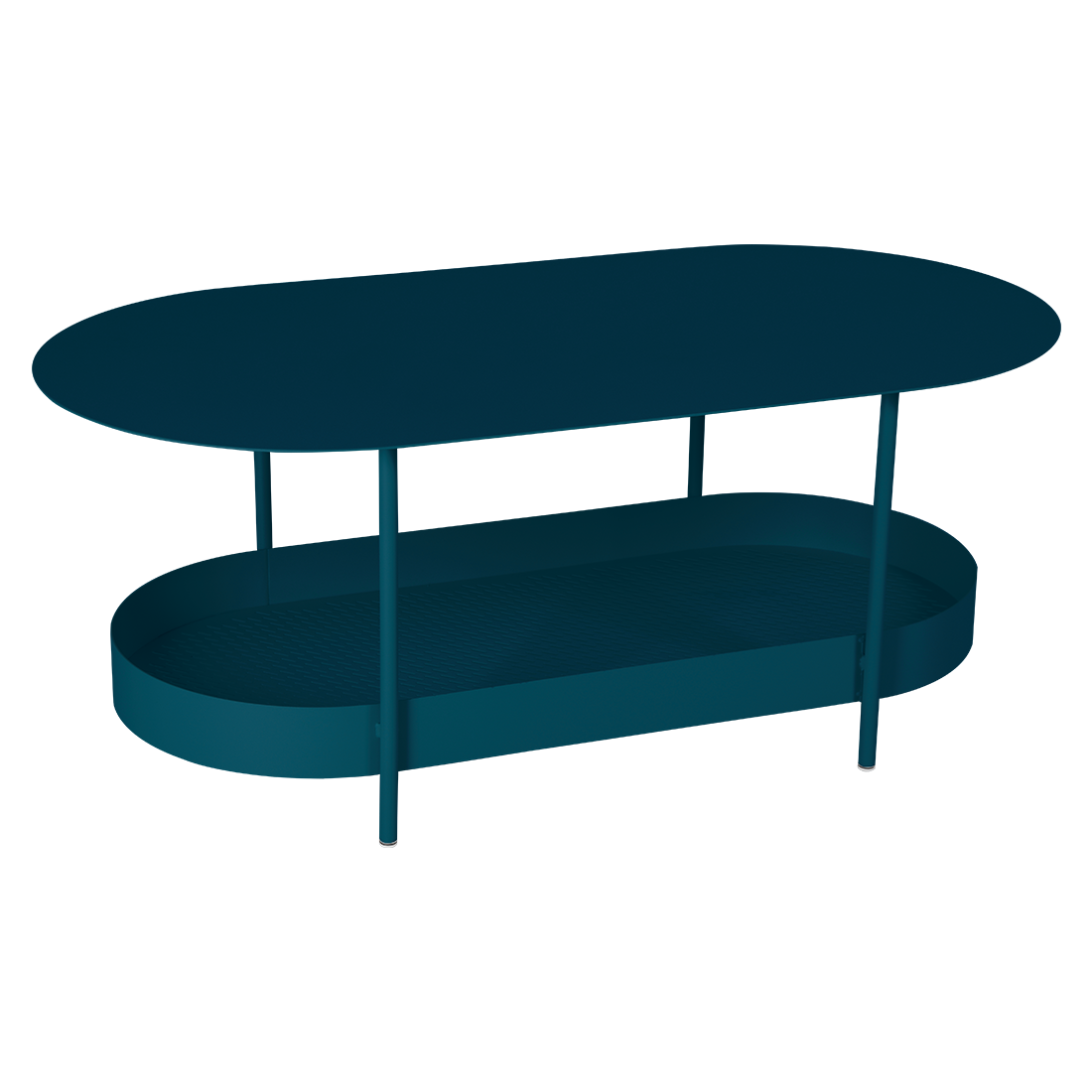 Table basse Salsa — Bleu acapulco