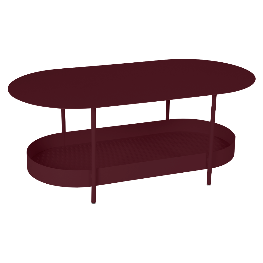 Table basse Salsa — Cerise noire