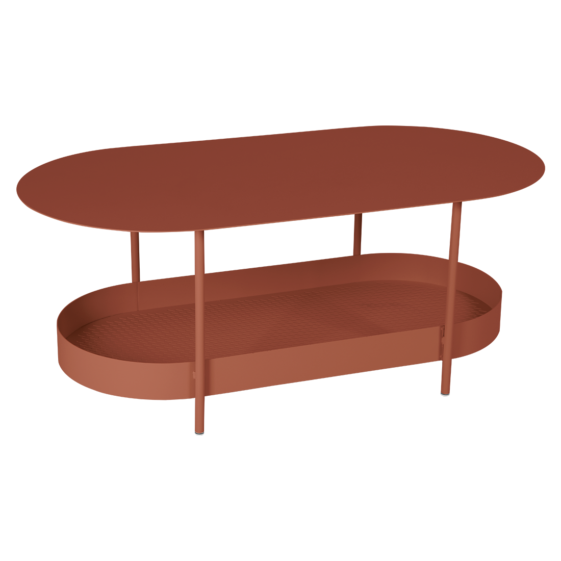 Table basse Salsa — Ocre rouge