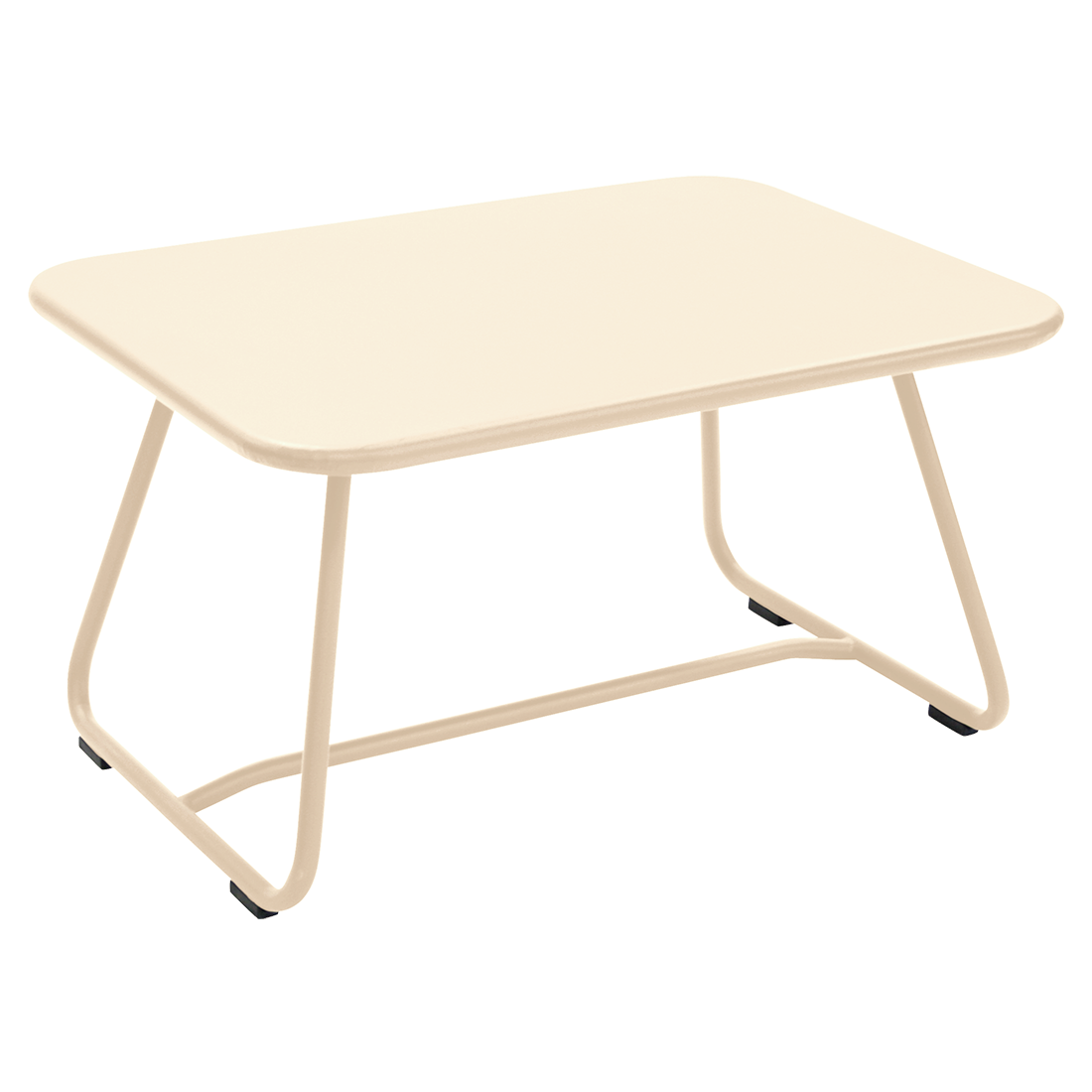 Table basse Sixties 76 x 55.5 cm — Beige latte