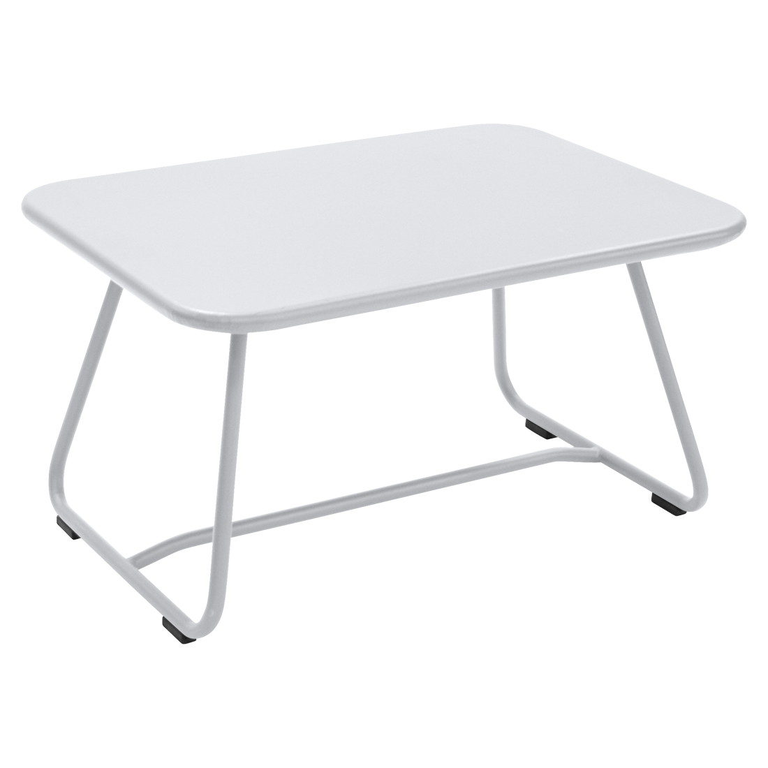 Table basse Sixties 76 x 55.5 cm — Blanc coton