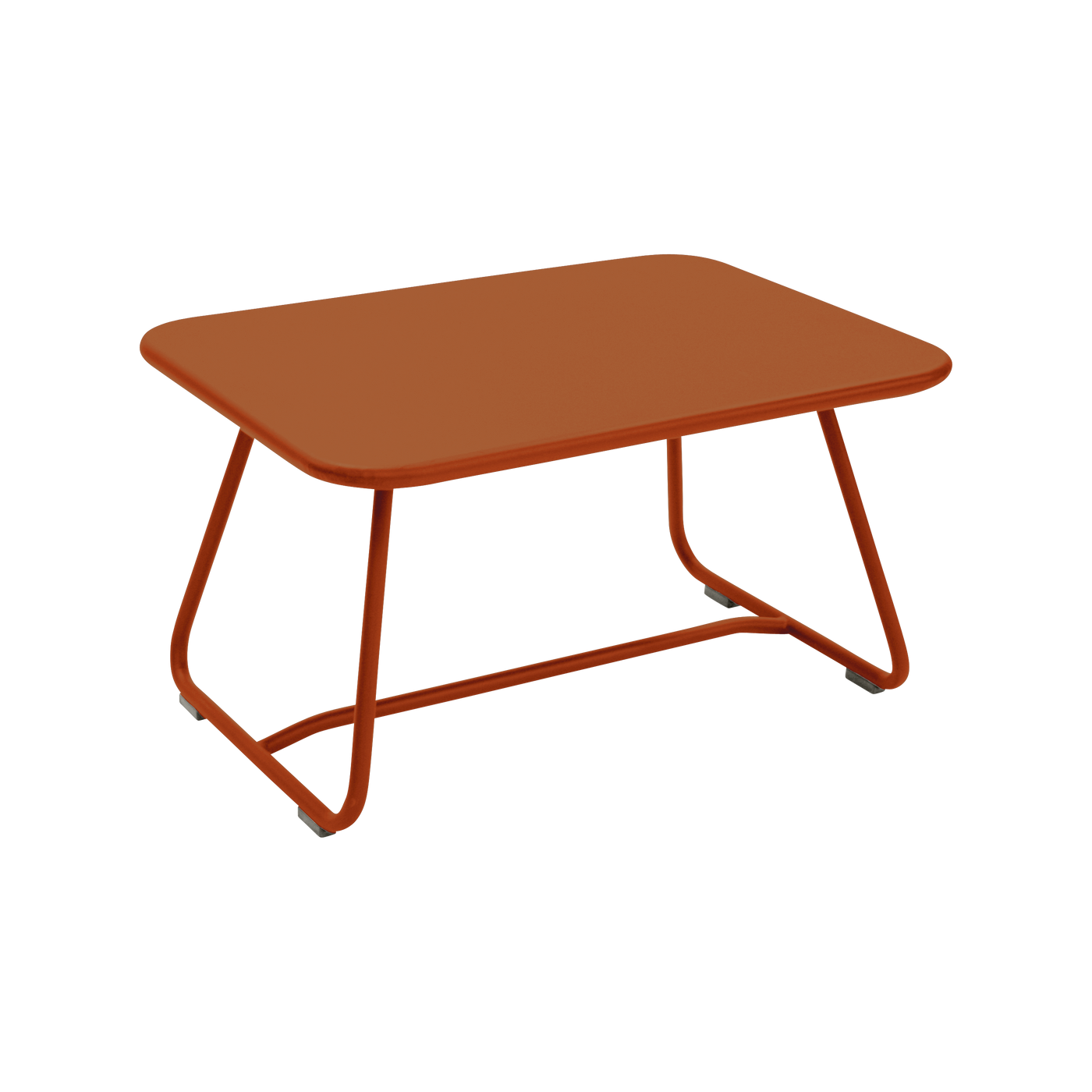 Table basse Sixties 76 x 55.5 cm — Orange confite