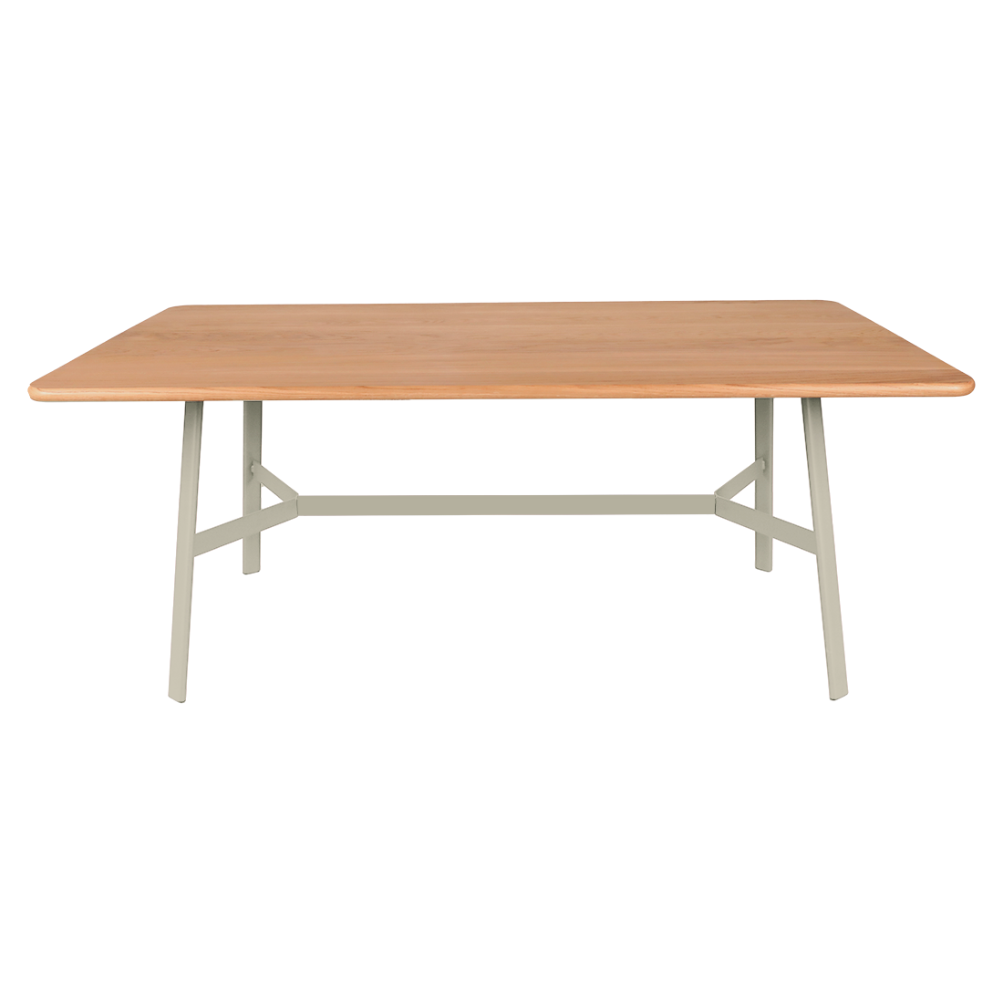 Table So'o Chêne 180 x 90 cm — Gris argile