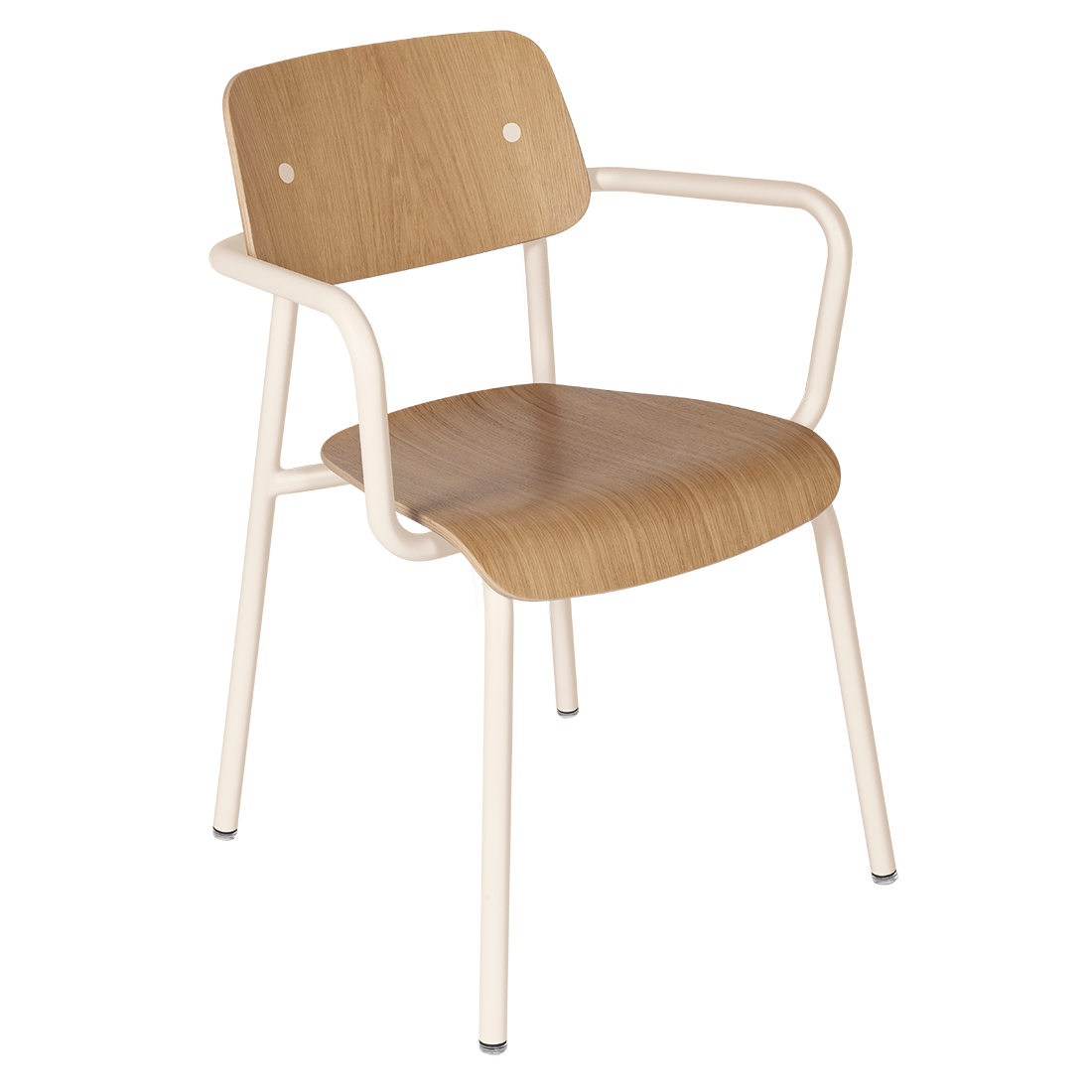 Fauteuil Studie Chêne — Beige latte