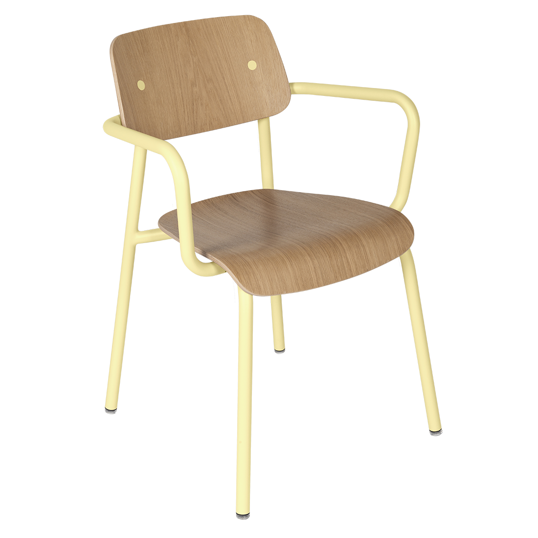 Fauteuil Studie Chêne — Citron givré