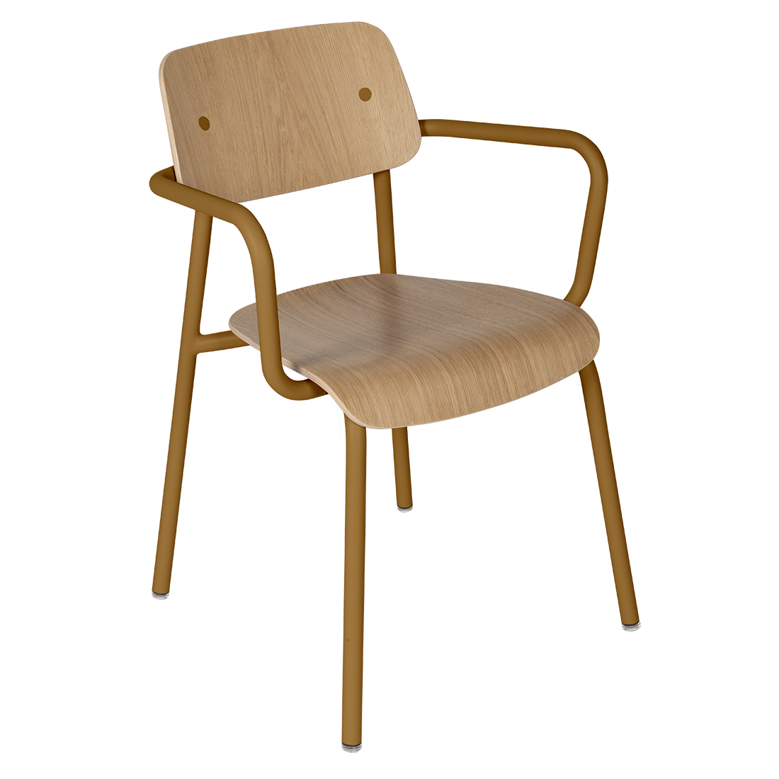 Fauteuil Studie Chêne — Pain d'épices