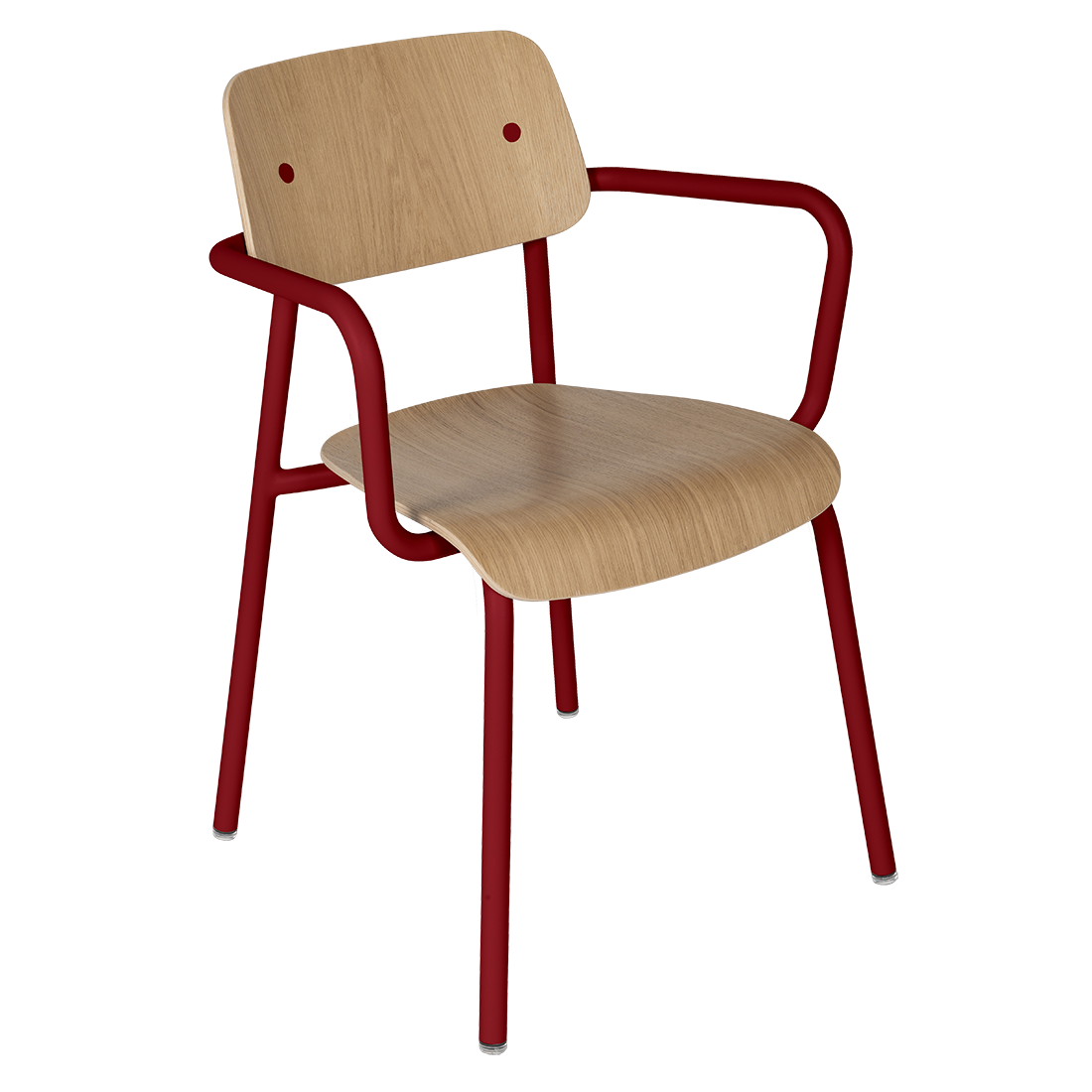 Fauteuil Studie Chêne — Piment