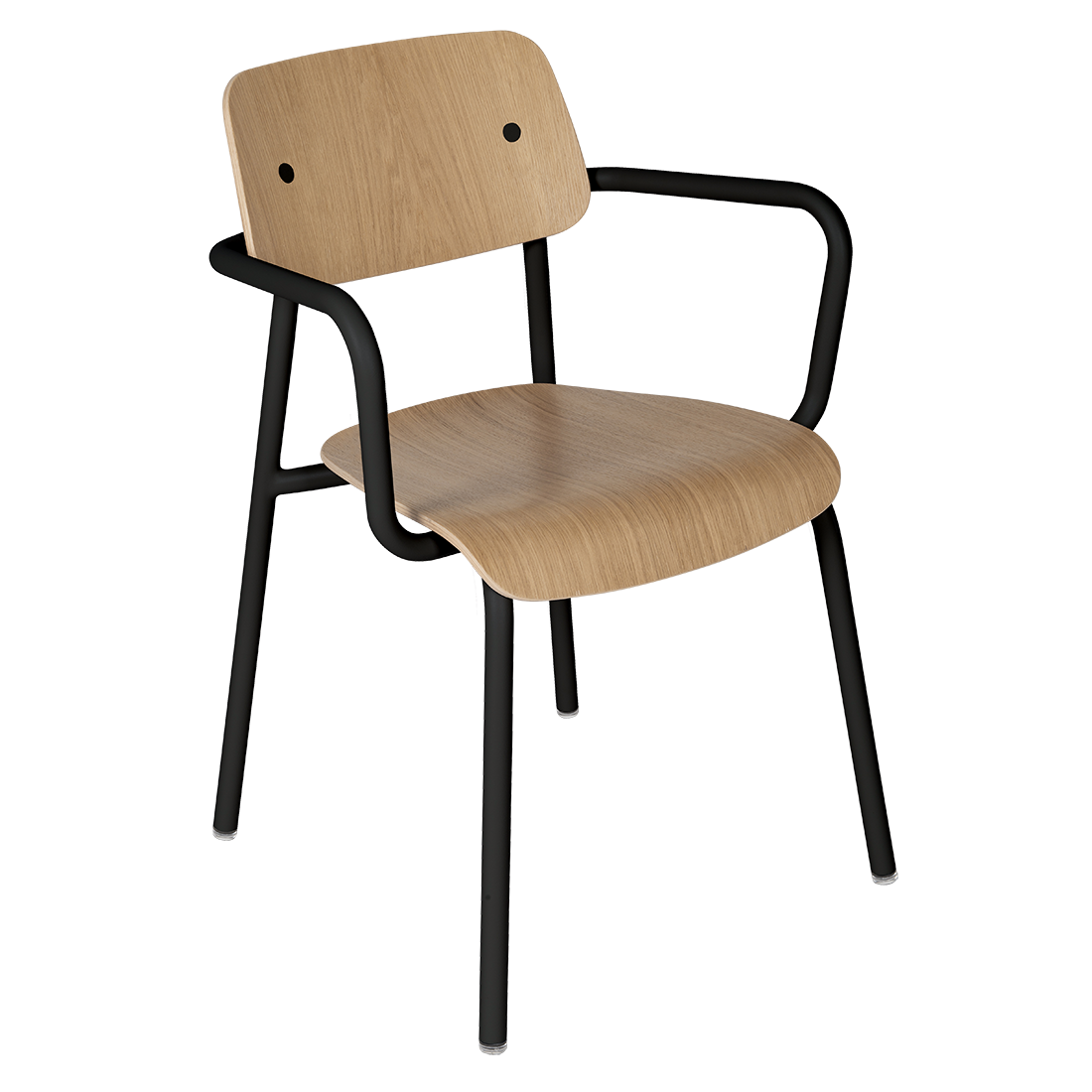 Fauteuil Studie Chêne — Réglisse