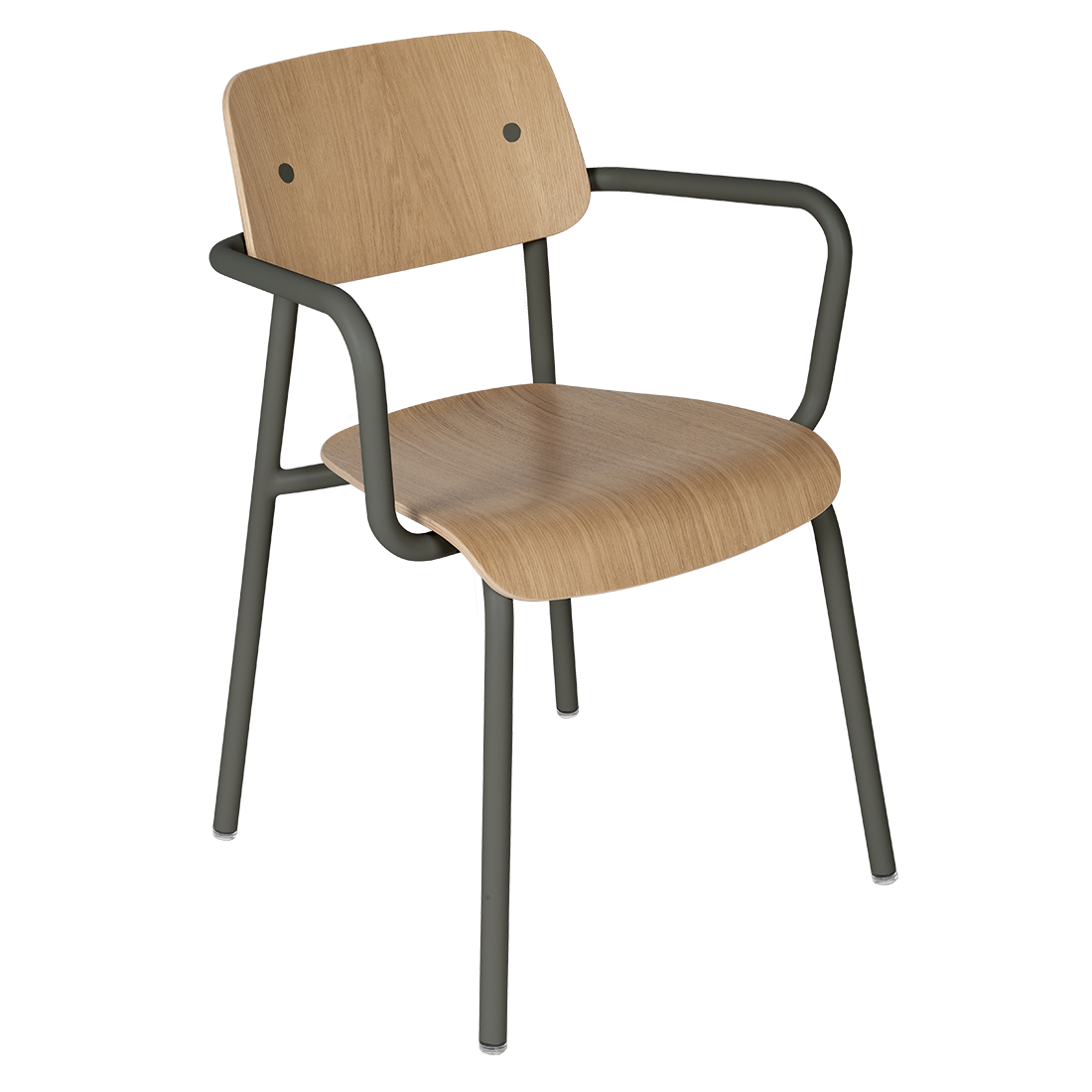 Fauteuil Studie Chêne — Romarin