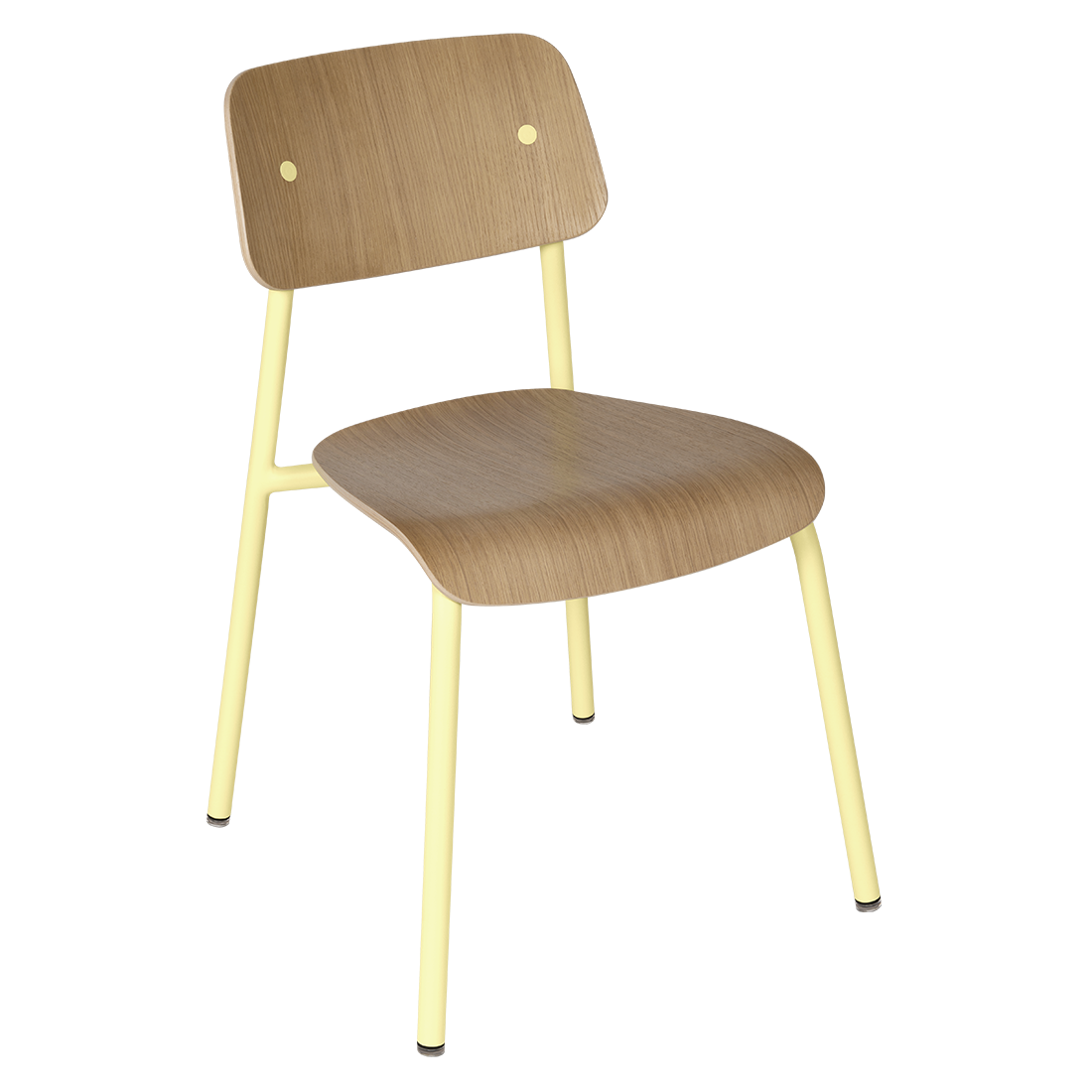 Chaise Studie Chêne — Citron givré