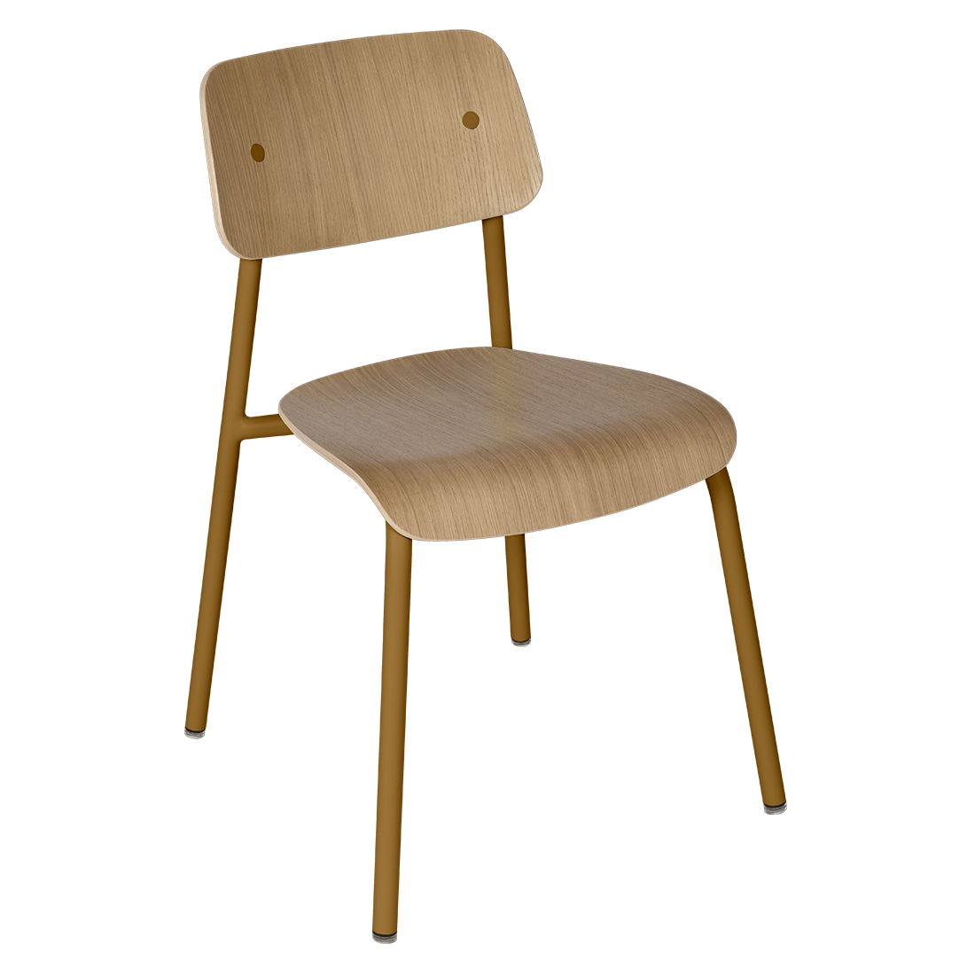 Chaise Studie Chêne — Pain d'épices