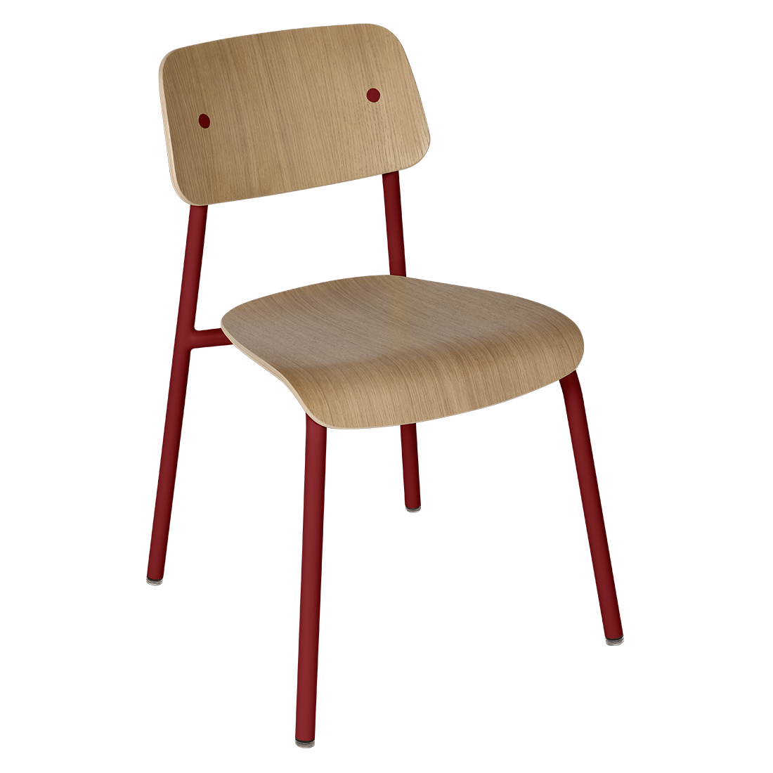 Chaise Studie Chêne — Piment