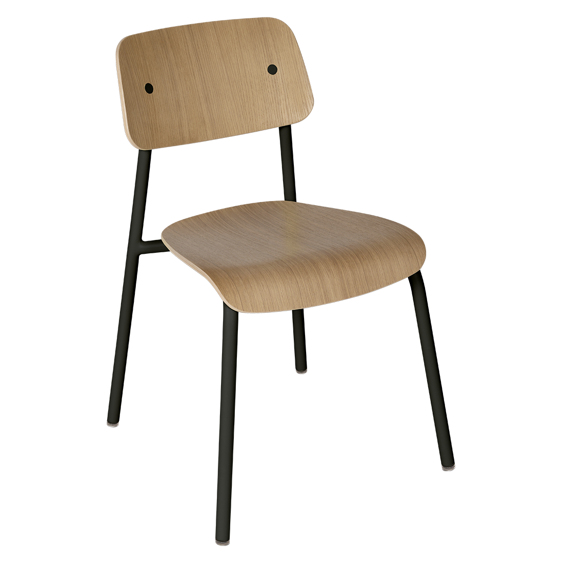 Chaise Studie Chêne — Réglisse